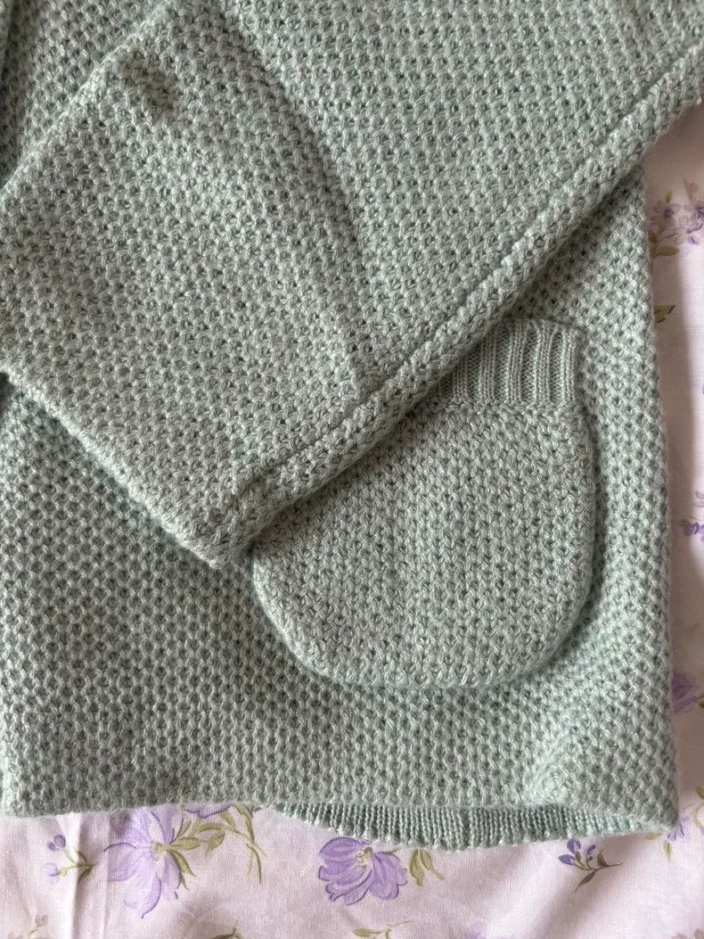 Loro Piana LORO PIANA Cashmere flax and silk blended honeycomb needle Size S / US 4 / IT 40 - 2 Thumbnail