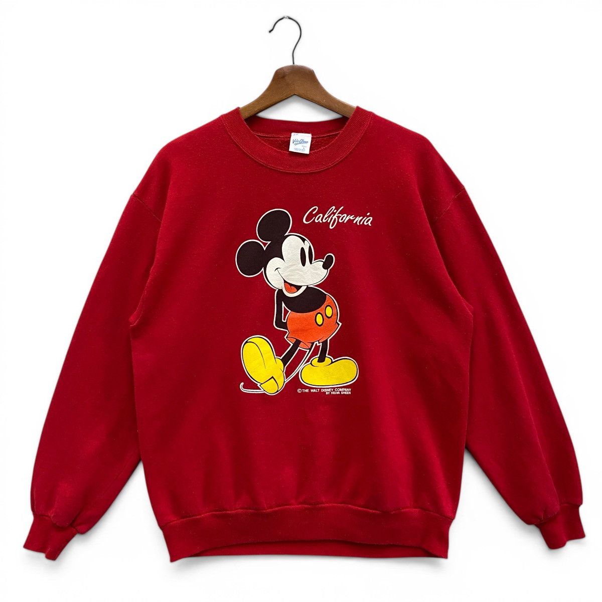 Mickey Mouse Vintage 80s Mickey Mouse Sweatshirt Velva Sheen Made in USA Size US L / EU 52-54 / 3 - 6 Thumbnail