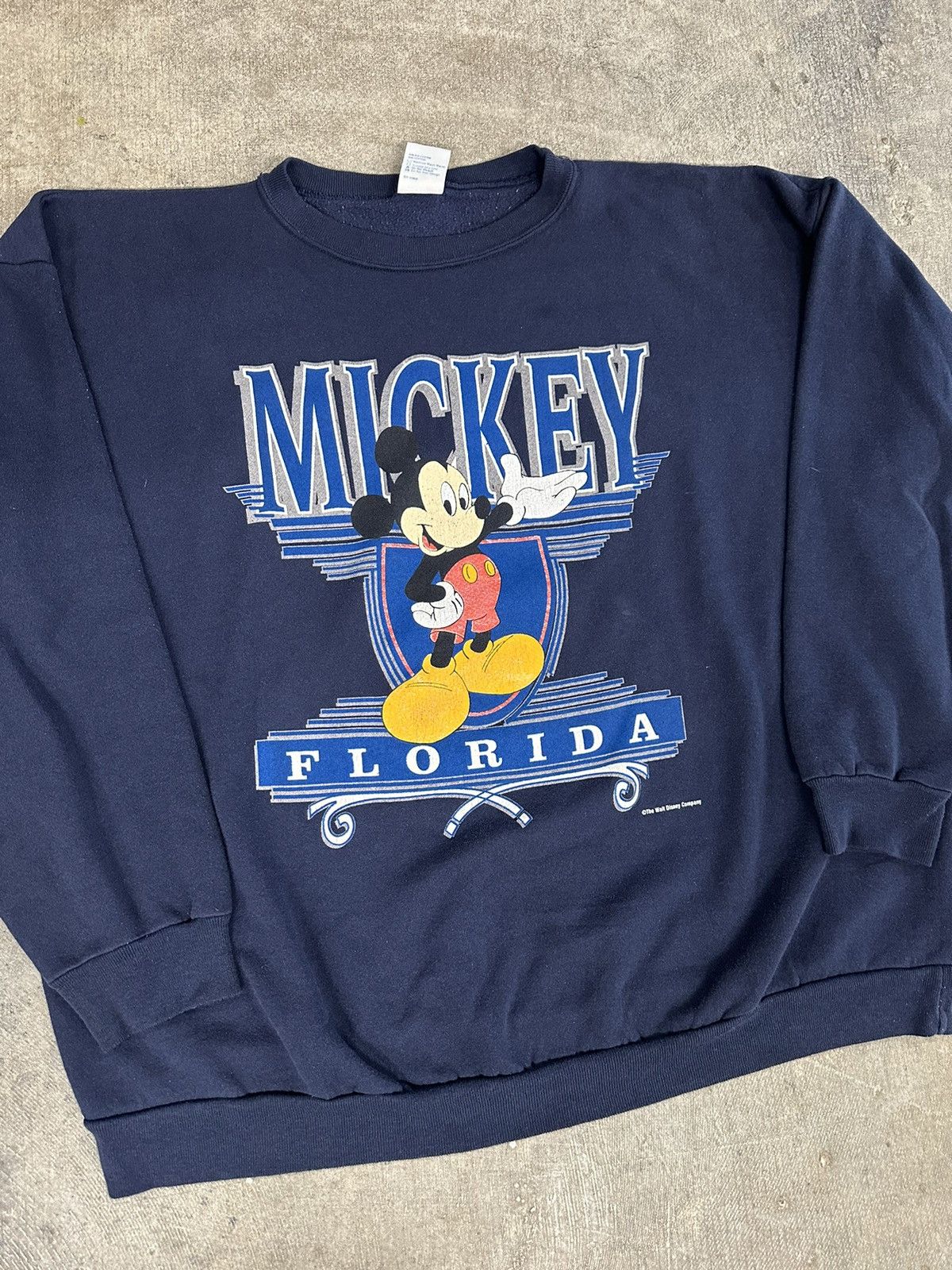Disney × Vintage Vintage 90s Disney Mickey Mouse Florida Sweatshirt Size US XXL / EU 58 / 5 - 3 Thumbnail