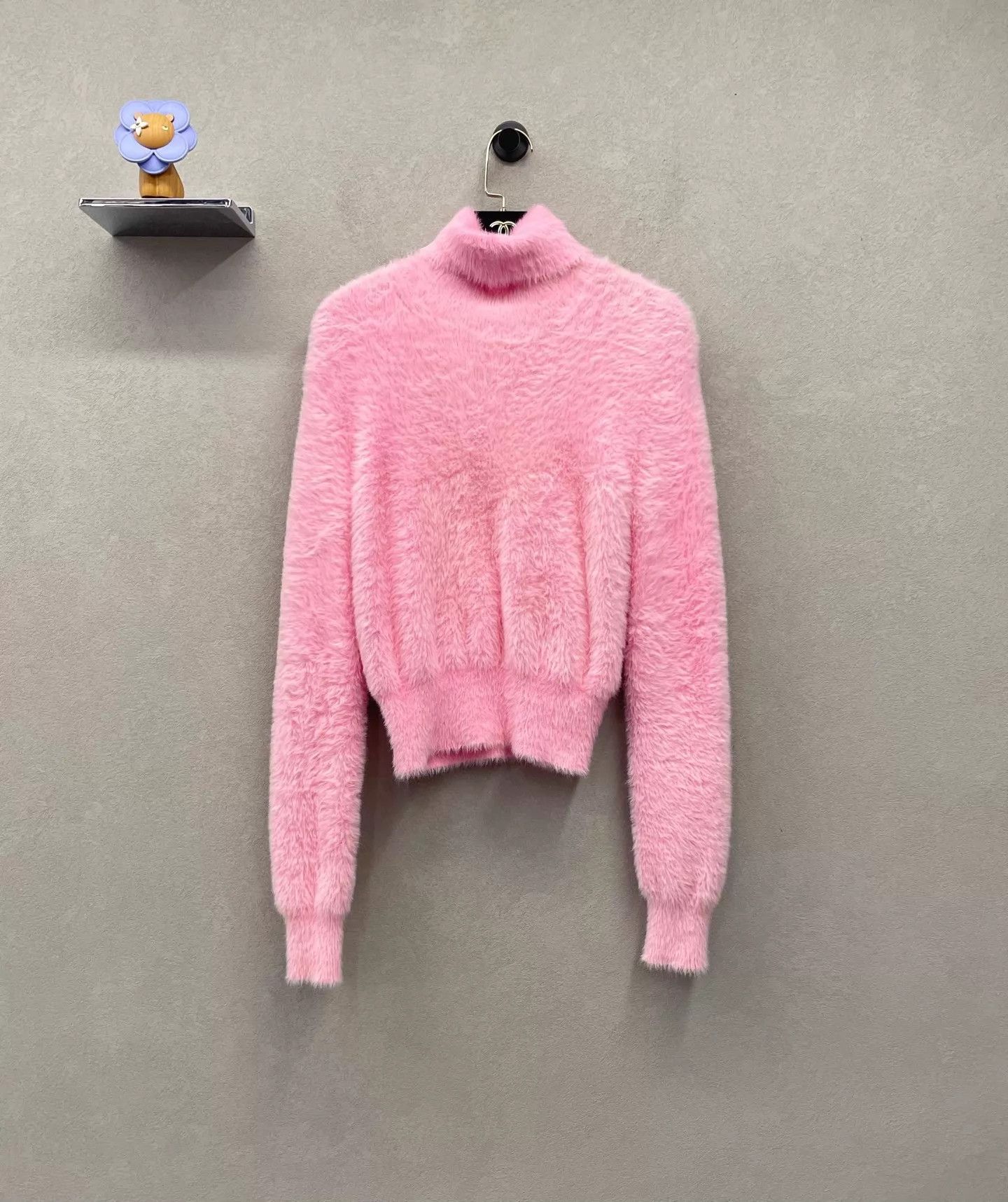 Alexander Wang Alexander Wang pink turtleneck mink top S Size S / US 4 / IT 40 - 1 Thumbnail