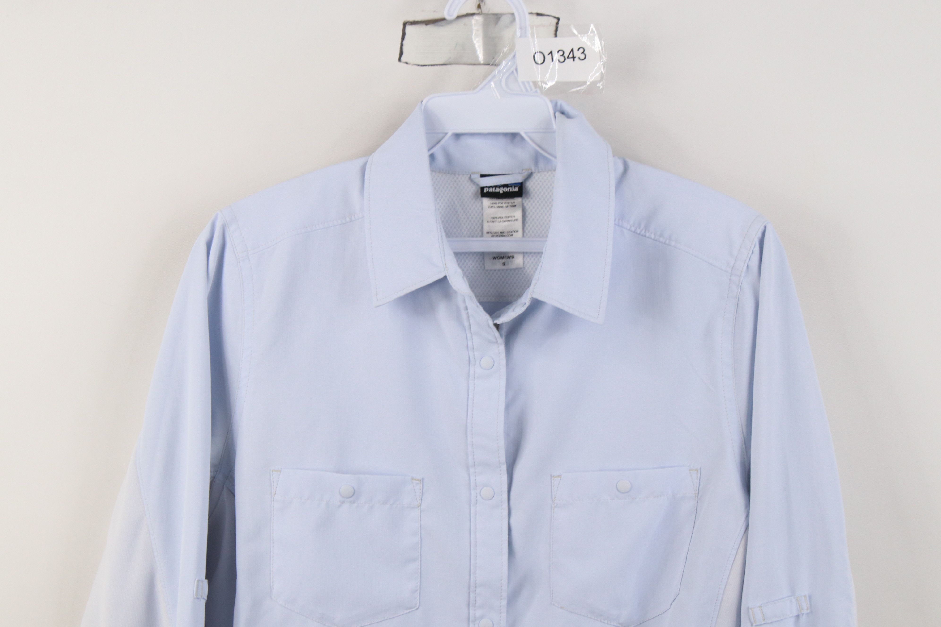 Patagonia Patagonia Sol Patrol Snap Button Collared Shirt Blue Size S / US 4 / IT 40 - 2 Thumbnail