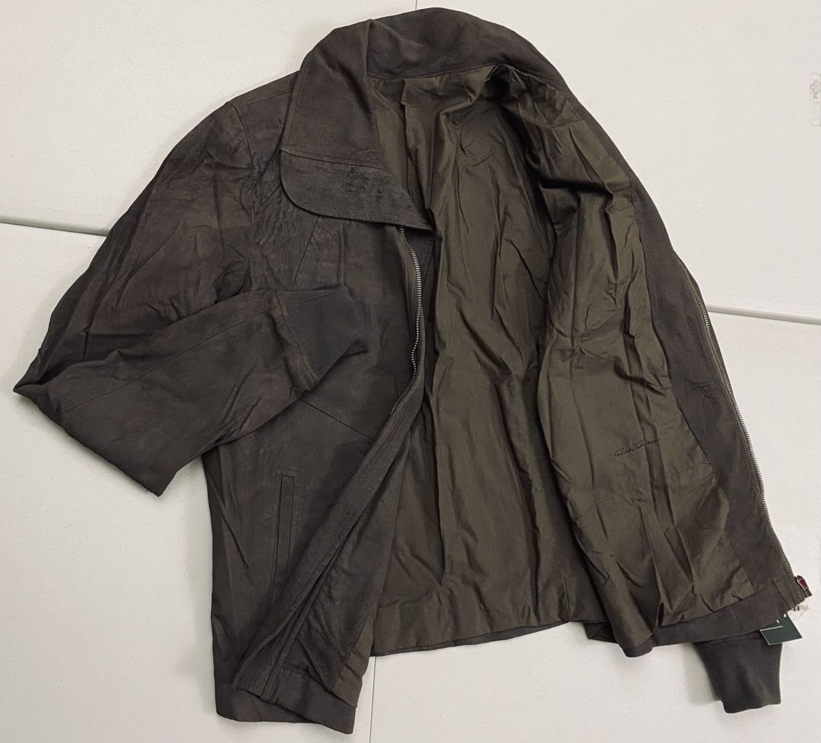 Rick Owens Rick Owens Blistered Lamb High Neck Intarsia DNA Dust Jacket Size US L / EU 52-54 / 3 - 7 Thumbnail