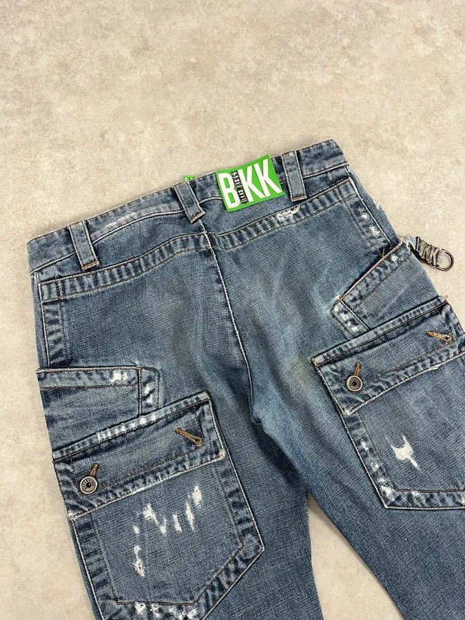 Dirk Bikkembergs 2010s Bikkembergs Blue Avant-Garde Denim Jeans Size US 32 / EU 48 - 8 Thumbnail