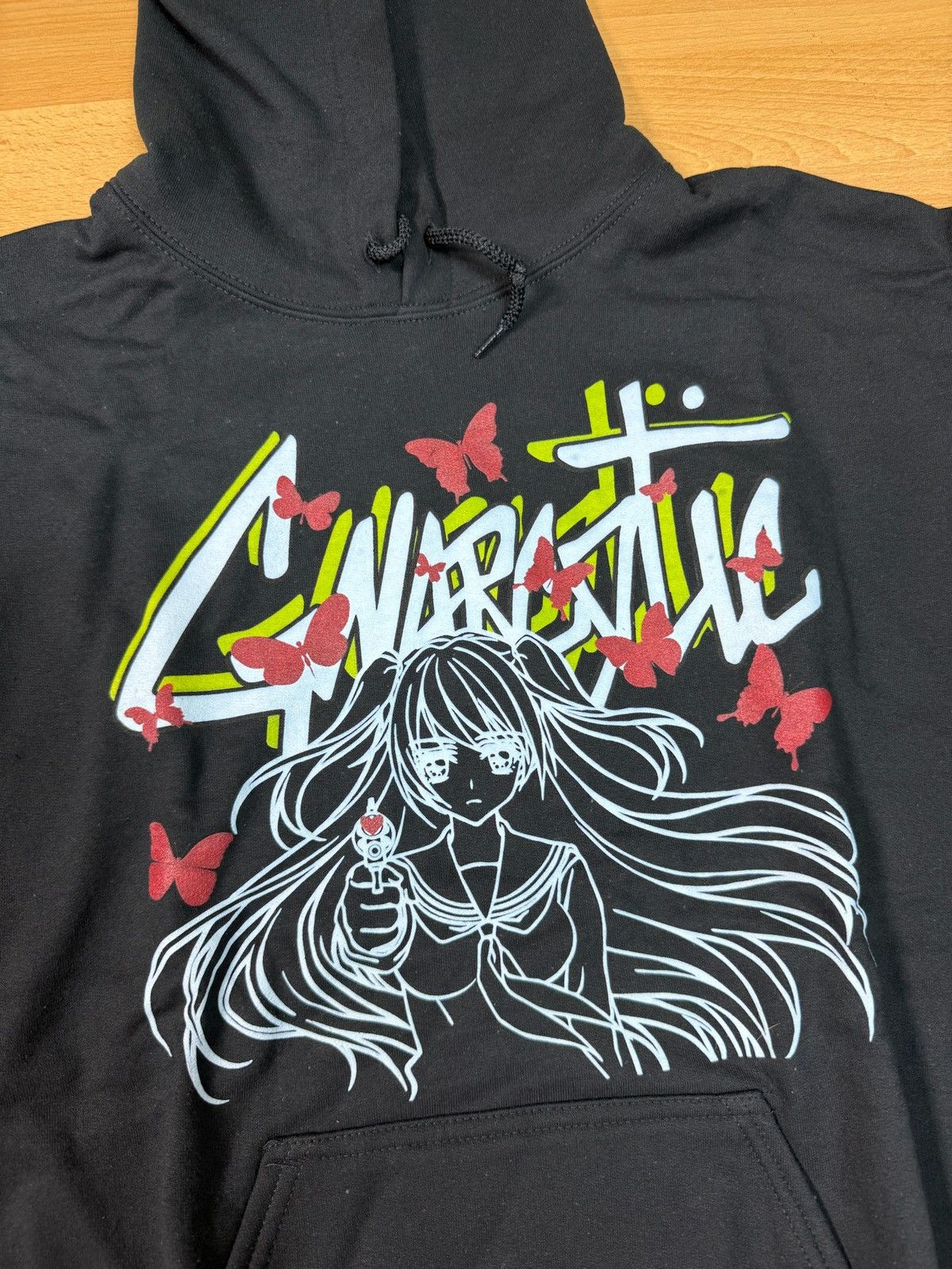 Glo Gang Gnarcotic Anime Hoodie Black Medium Size US M / EU 48-50 / 2 - 3 Thumbnail