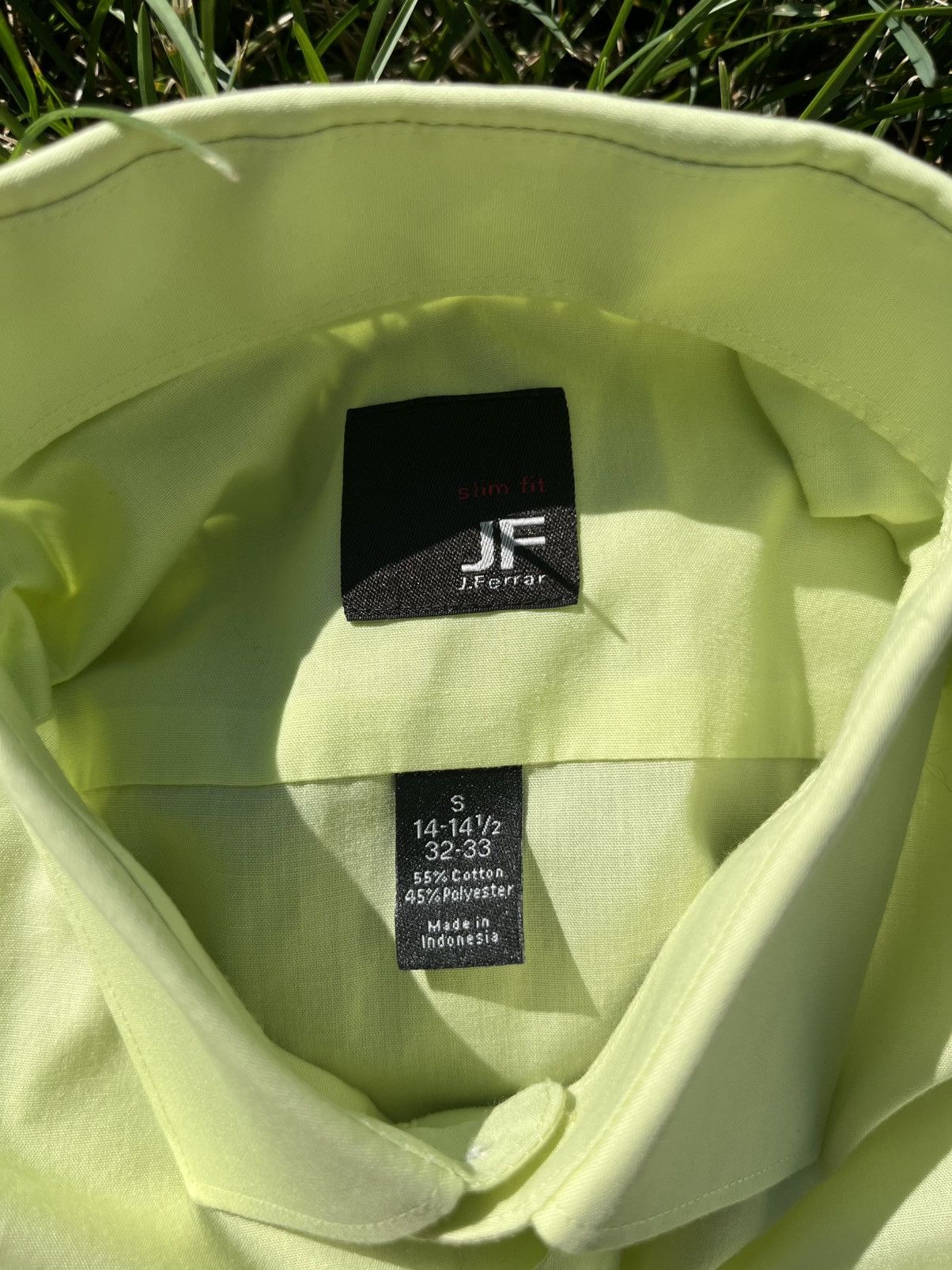 J Ferrar J.Ferrar Lime Slim Fit Dress Shirt | Grailed