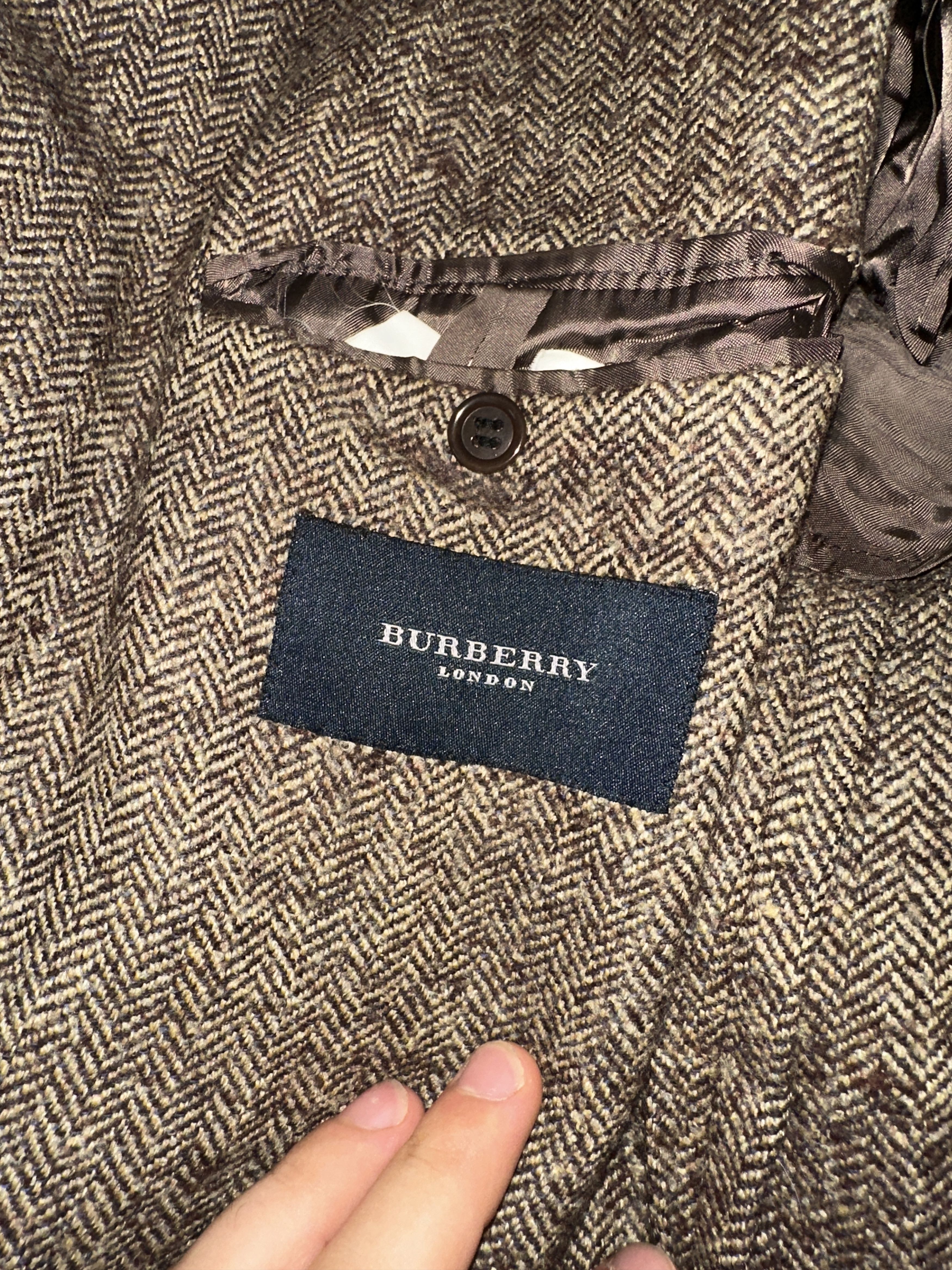 Burberry Burberry London Tweed Tux Suit Tuxedo Formal Jacket Size 52 Size 52R - 9 Thumbnail