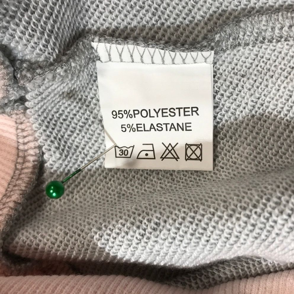 Other NWT IAEY Y2K Pink Gray Fold Over Low Rise Yoga Pants M Size 28" / US 6 / IT 42 - 5 Thumbnail