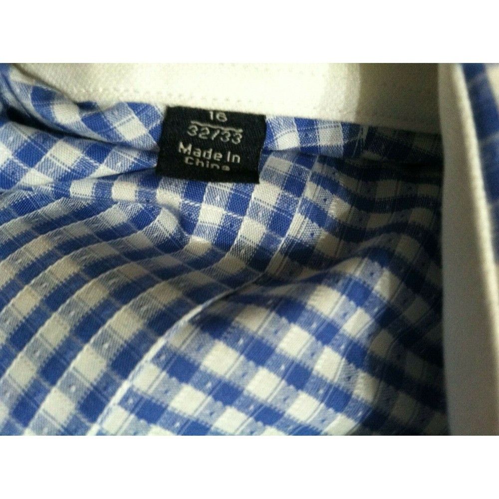 Tailorbyrd TAILORBYRD MENS NEW BLUE 100%COTTON DRESS SHIRT 16/32-33 Size US L / EU 52-54 / 3 - 4 Thumbnail