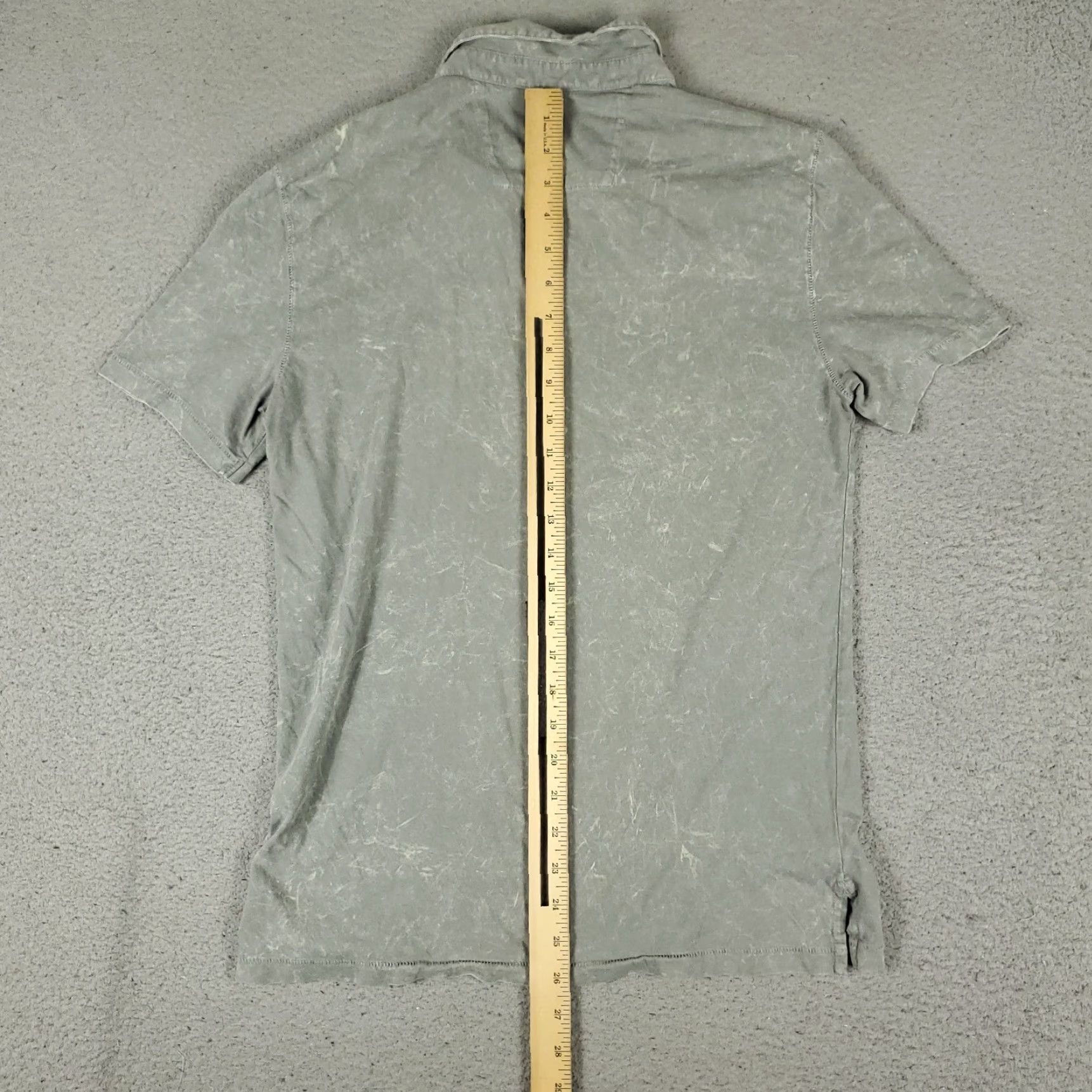 John Varvatos John Varvatos Polo Shirt Mens Size Small Gray Short Sleeve Collar Size US S / EU 44-46 / 1 - 4 Thumbnail