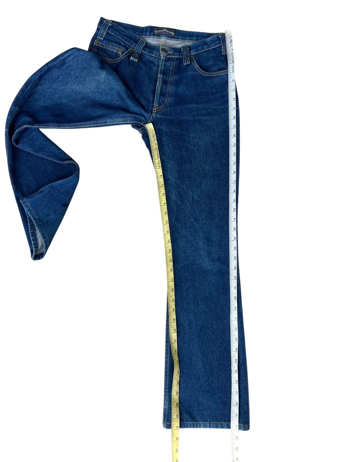 Backbone Back Bone Made in Usa Mud Denim Bootcut Jeans Size US 30 / EU 46 - 6 Thumbnail