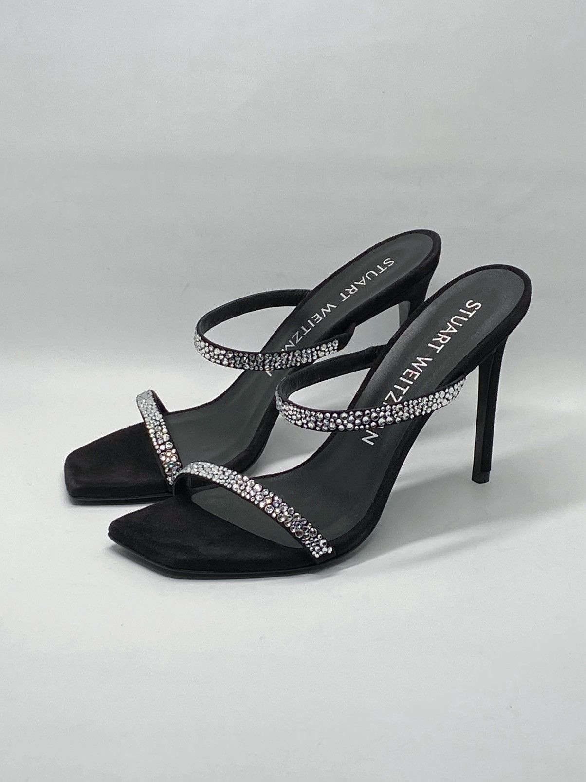 Stuart Weitzman Stuart Weitzman Suede Embellished Sandals size 9 Size US 9 / IT 39 - 4 Thumbnail