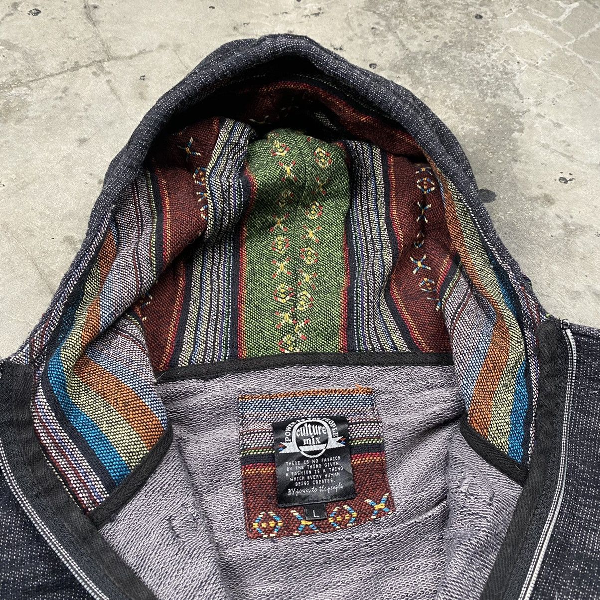 Japanese Brand × Native y2k PowerToPeople Native Navajo Duffle Hoodie Size US M / EU 48-50 / 2 - 5 Thumbnail