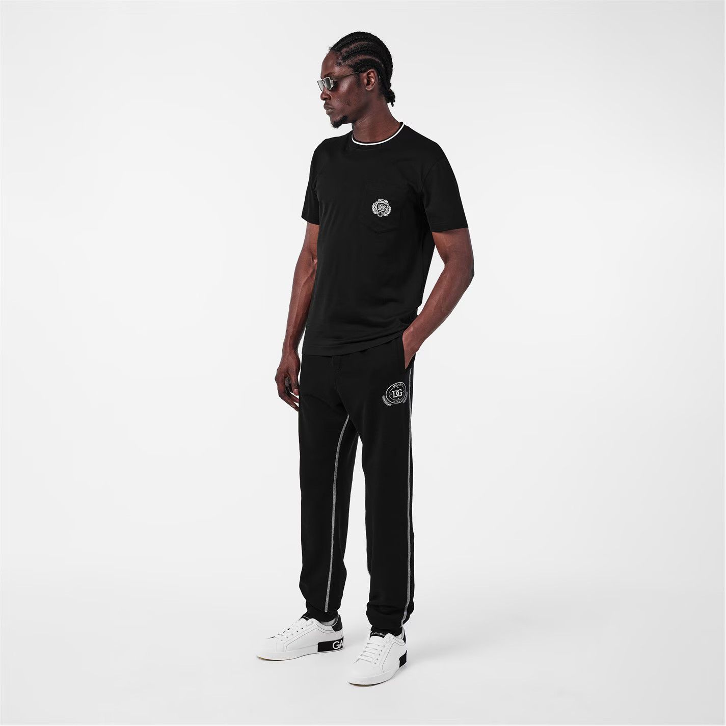 Dolce & Gabbana o1g2r1mq0426 Open Hem Fleece Relaxed Sweatpants & Joggers Size US 34 / EU 50 - 6 Thumbnail