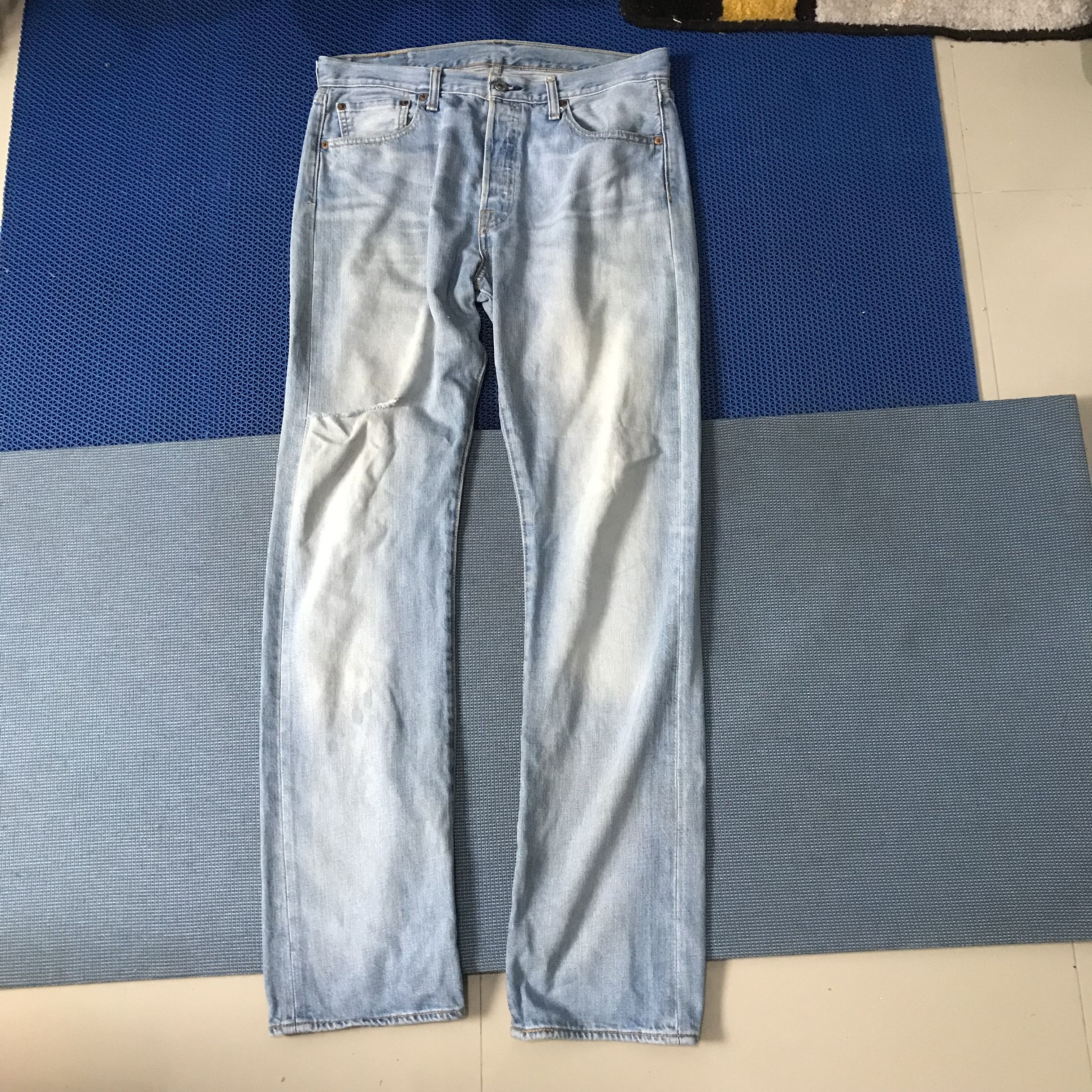Levi's Vintage Levis 501 jeans acid wash blue jeans size W 33 L 33 Size US 33 - 9 Thumbnail