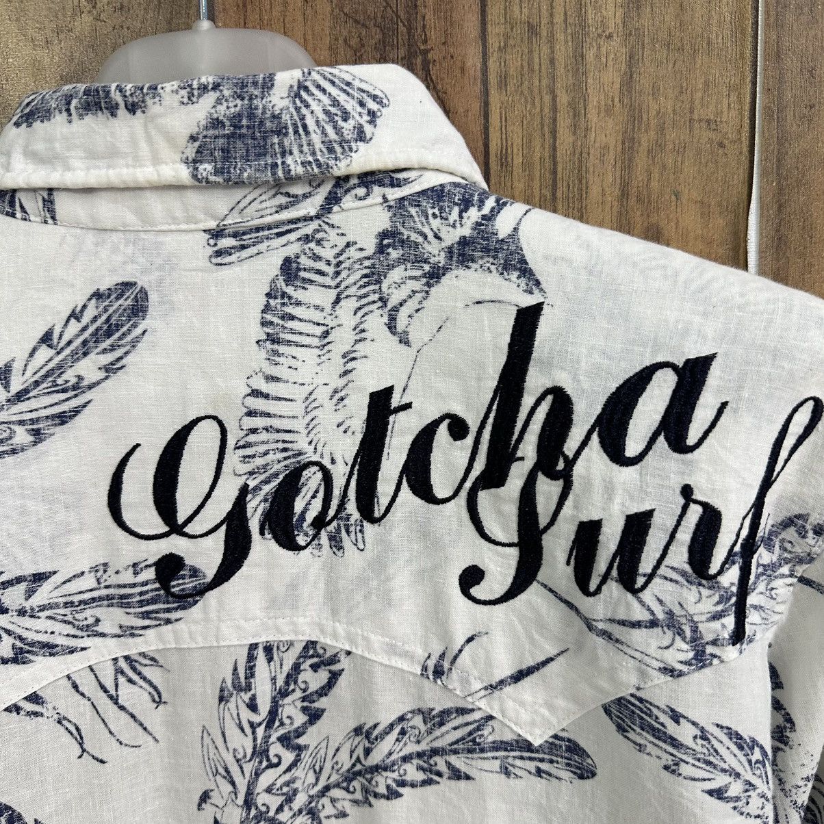 Gotcha Gotcha Surf Full Print 3Q button Shirt A799 Size US M / EU 48-50 / 2 - 4 Thumbnail