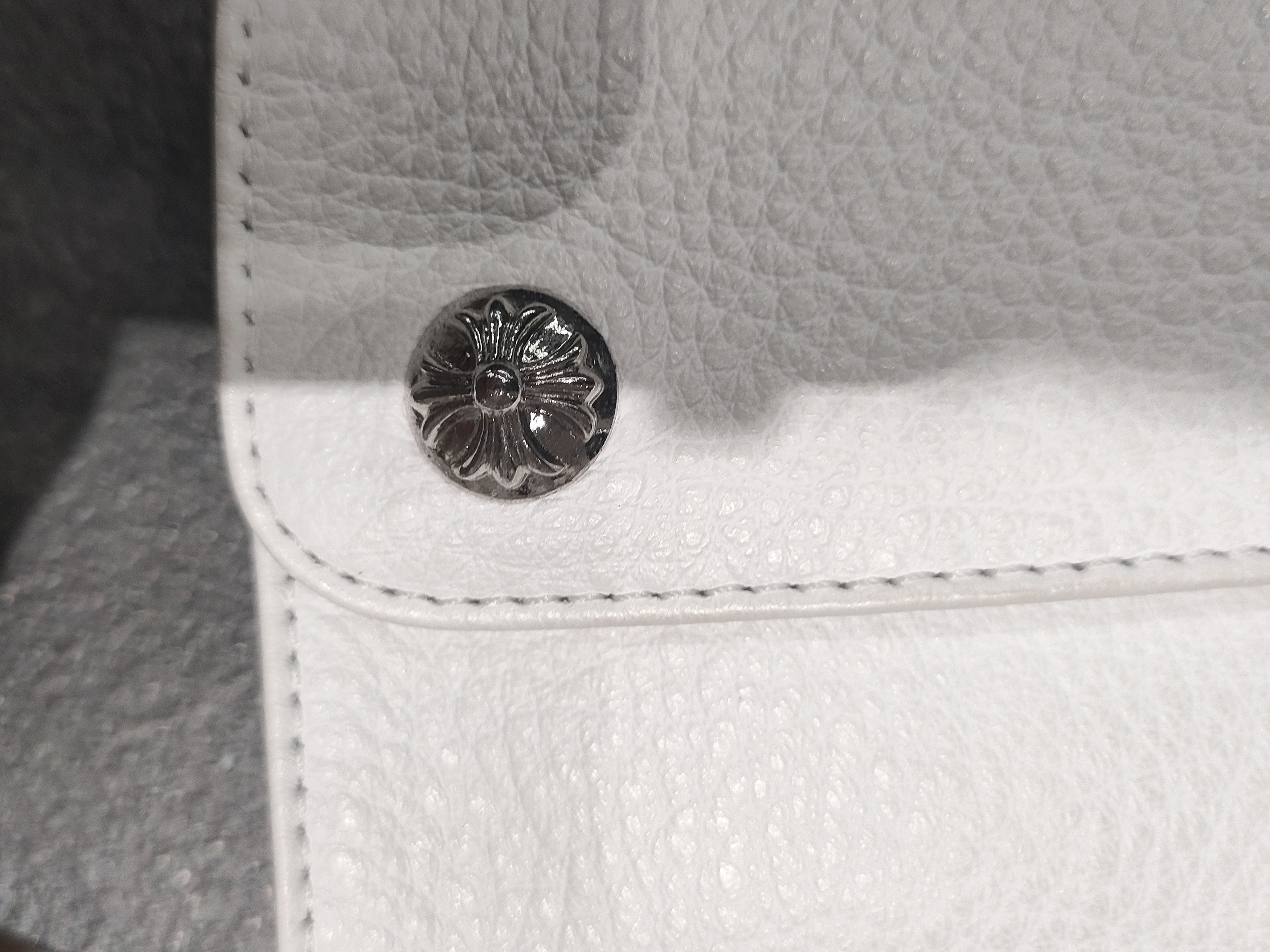 Chrome Hearts Chrome Hearts White Silver Scroll Dagger Fold Wallet Size ONE SIZE - 7 Thumbnail