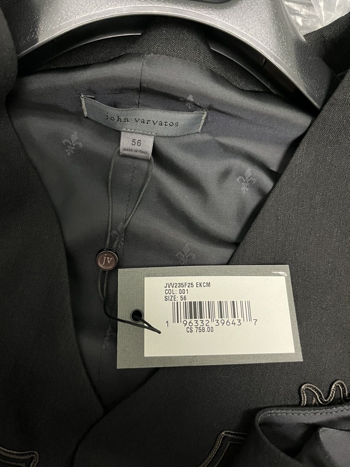 John Varvatos Theodore Vest EU 46 USA 36 Size US S / EU 44-46 / 1 - 19 Thumbnail