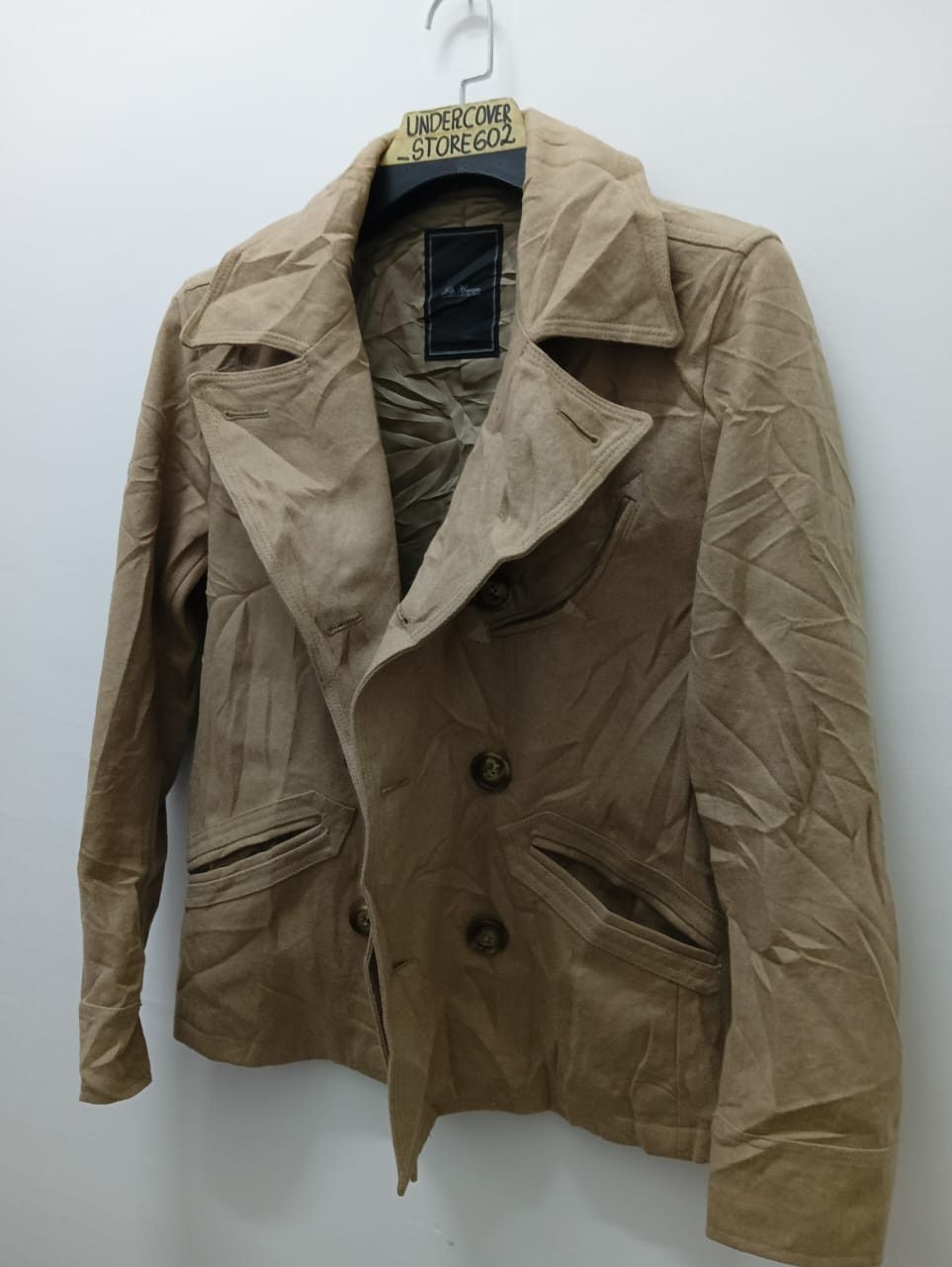 Issey Miyake × Japanese Brand × Tete Homme 🔥Tete Homme By ISSEY MIYAKE Trench Coat Size US S / EU 44-46 / 1 - 2 Thumbnail