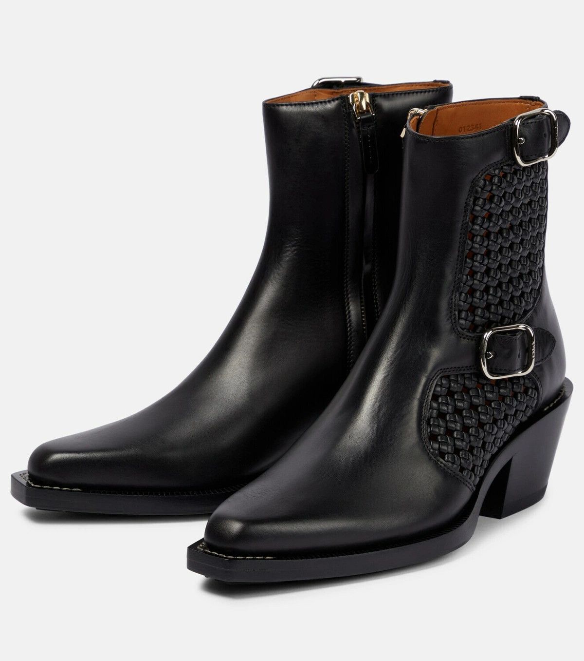 Chloe o1y0825 Ankle Boots in Black Size US 7 / IT 37 - 3 Thumbnail