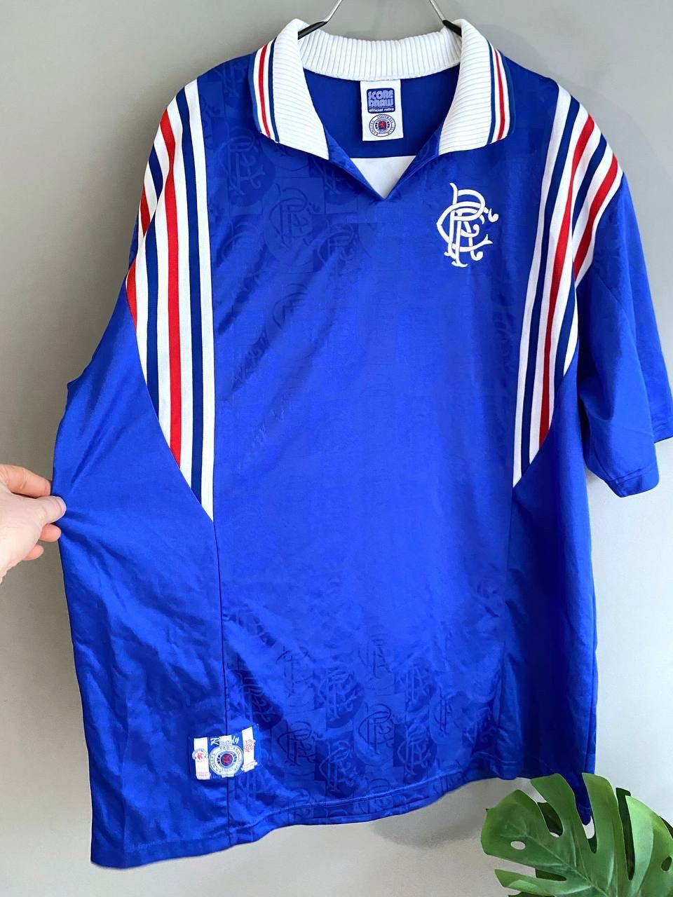 Other FC Glasgow Rangers 1996-97 Reprinted Retro Soccer Jersey XXL Size US XXL / EU 58 / 5 - 11 Thumbnail