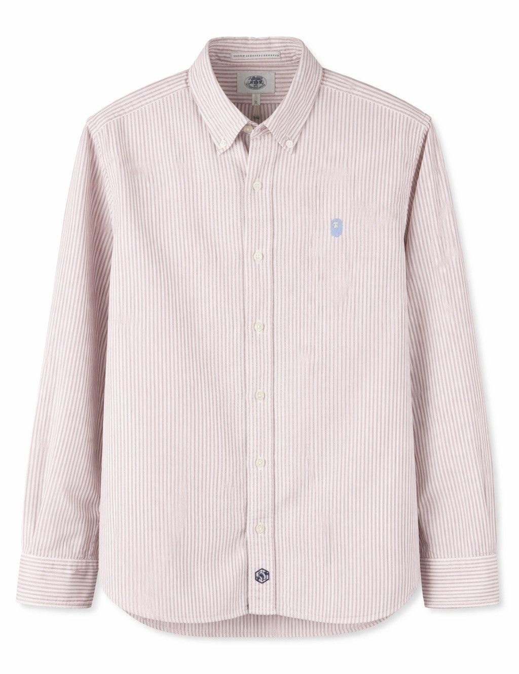 Bape Bathing Ape BAPE Striped Button Down Shirt Made in Japan Size US XL / EU 56 / 4 - 2 Thumbnail