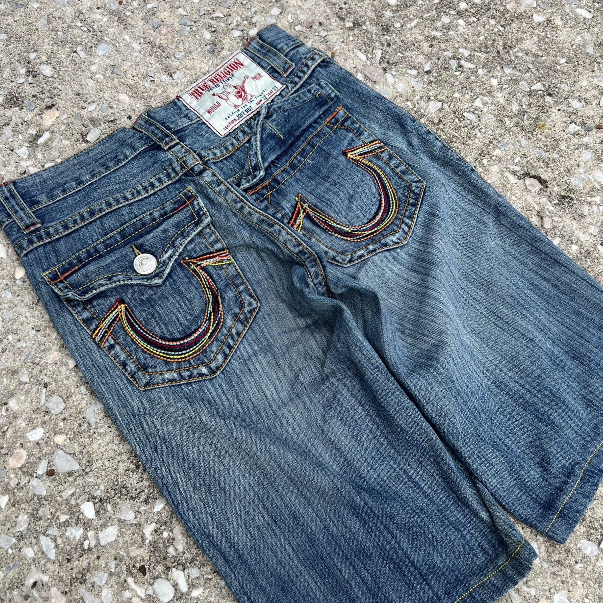 True Religion × Vintage “TRUE RELIGION” SHORT PANTS DENIM Size US 32 / EU 48 - 11 Thumbnail