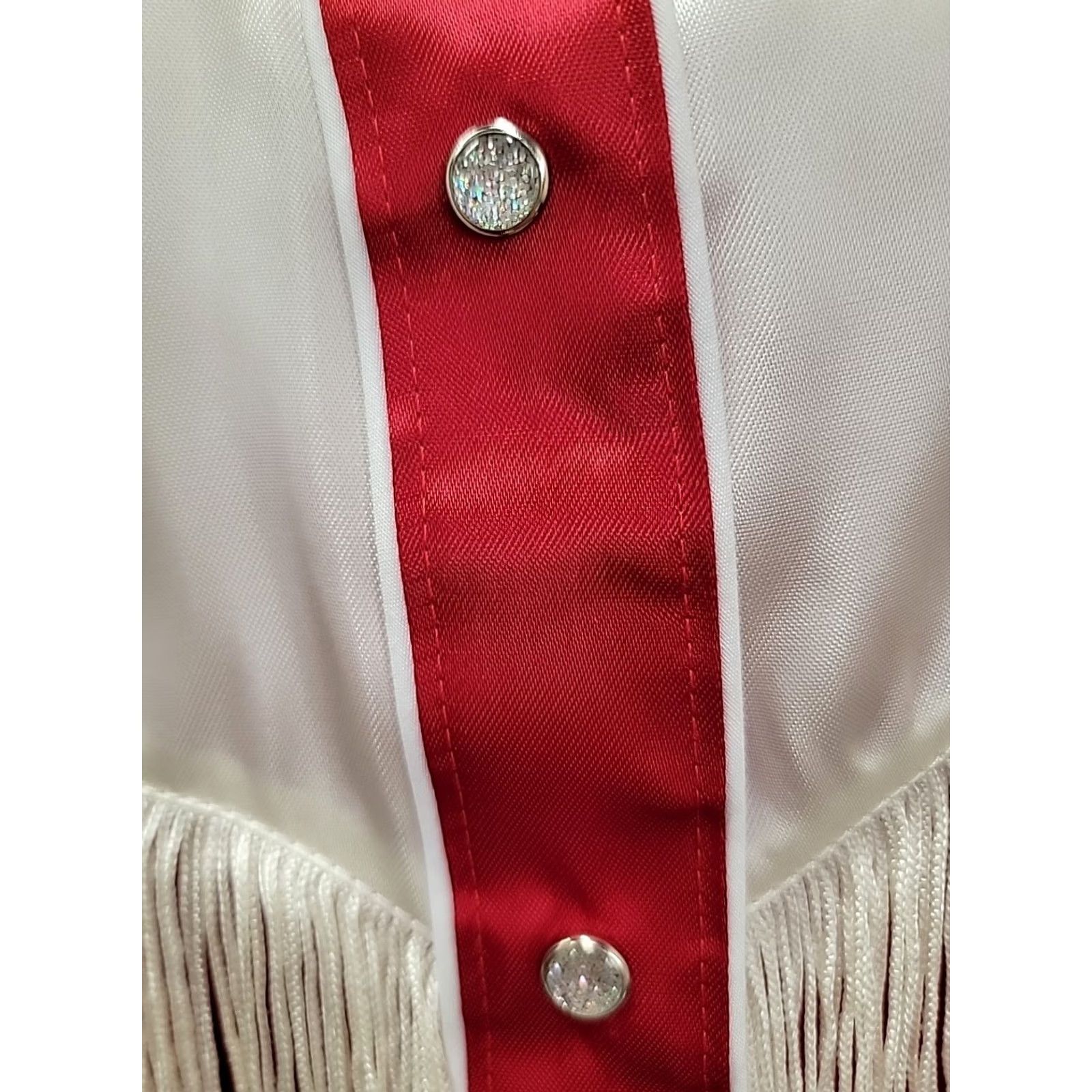 Vintage VINTAGE Caravan Western Apparel Shirt Red Fringe Women's Sz 12 Size XL / US 12-14 / IT 48-50 - 2 Thumbnail