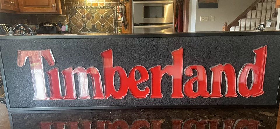 Timberland Timberland Retail Lighted Sign Size ONE SIZE - 4 Thumbnail