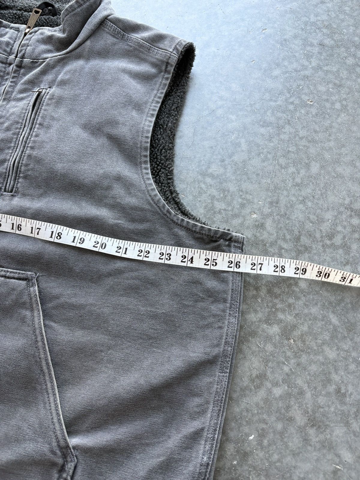 Carhartt Vintage Y2K Carhartt Vest Sherpa Lined Canvas Size US XL / EU 56 / 4 - 8 Thumbnail