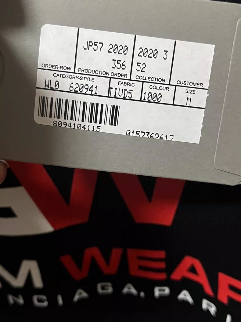 Balenciaga Balenciaga GW GW slogan short sleeve black m size Size US M / EU 48-50 / 2 - 4 Thumbnail