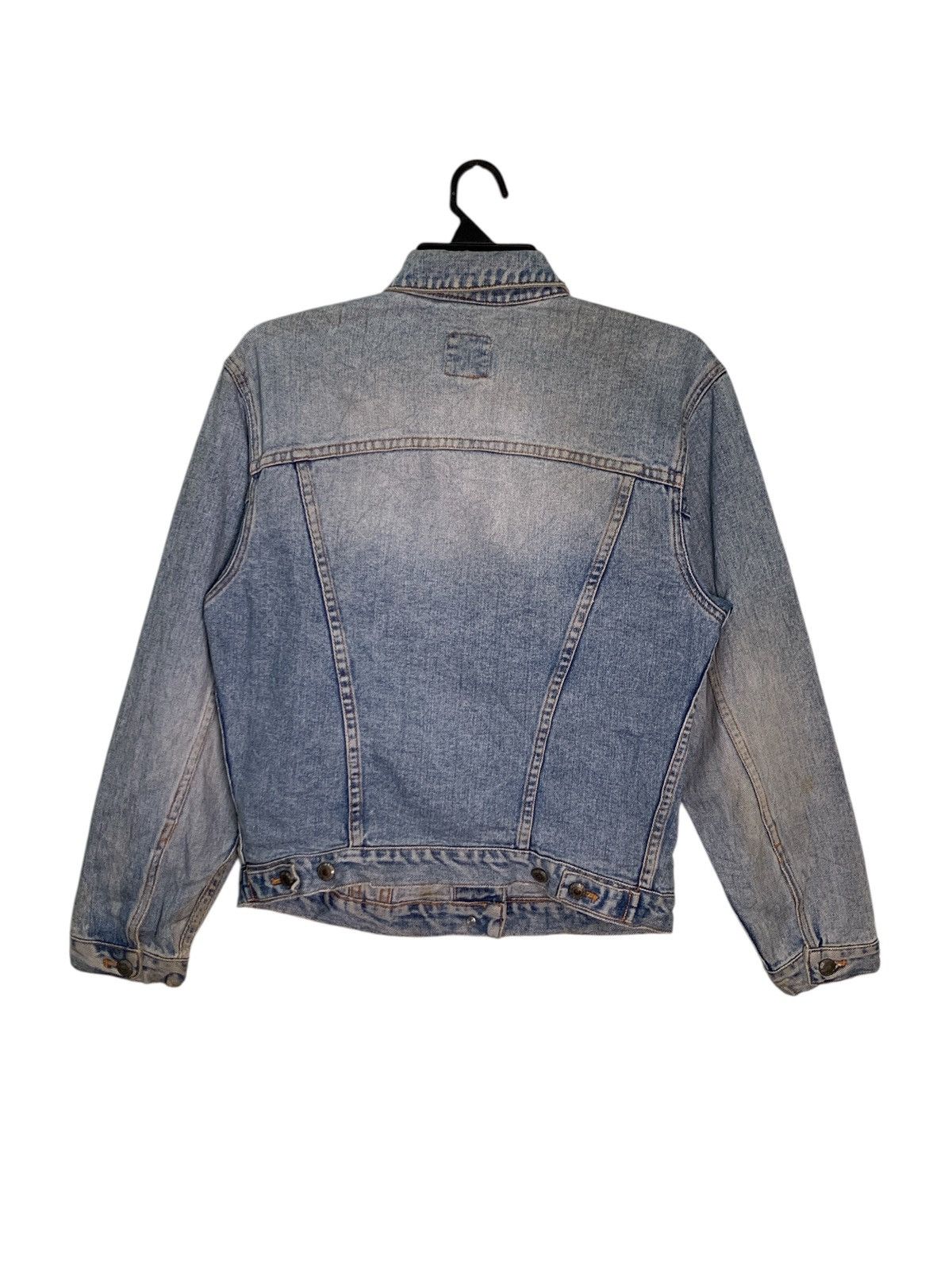 Japanese Brand Rare Design The Net International Jeans Trucker Jackets Size L / US 10 / IT 46 - 2 Thumbnail