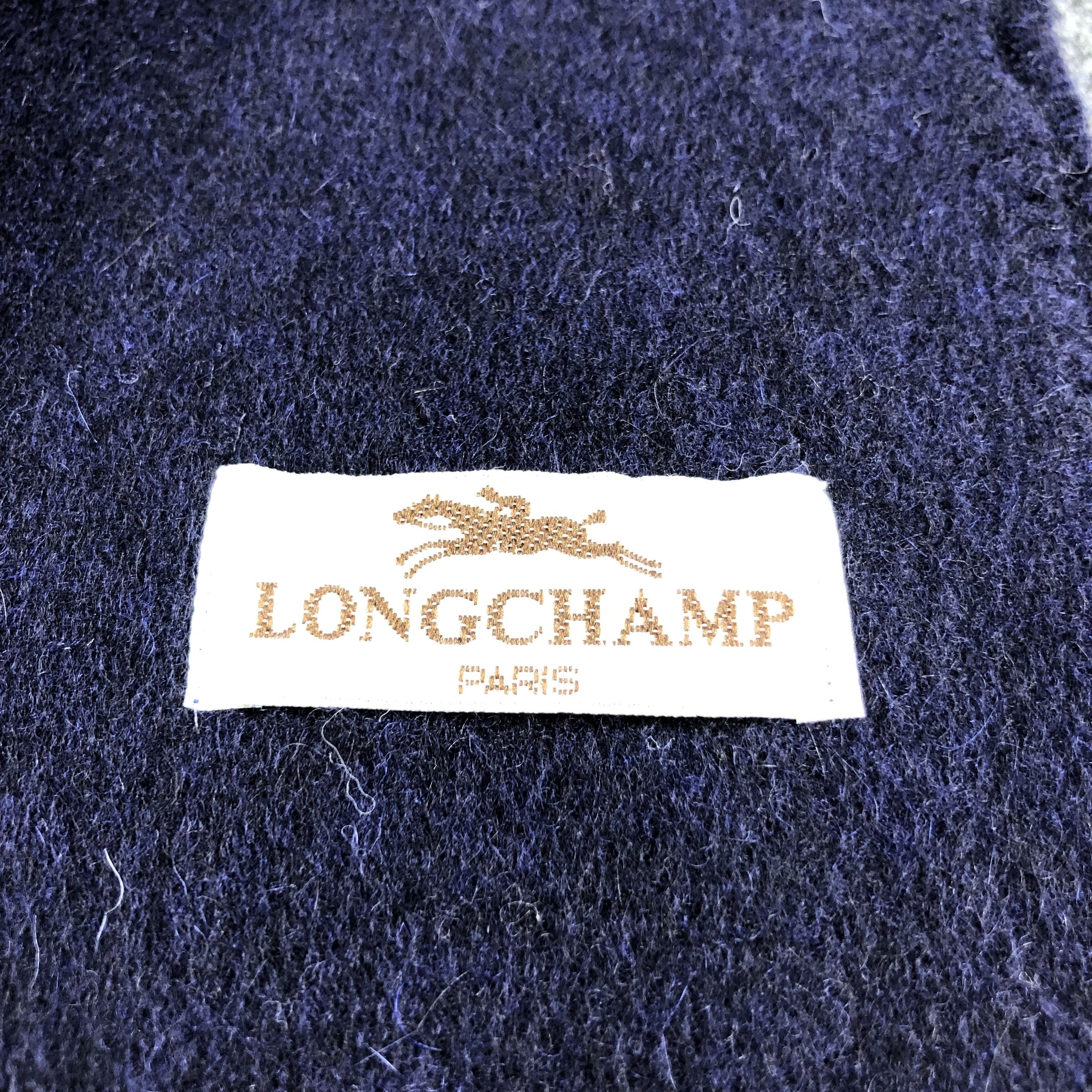 Longchamp Longchamp Cashmere Scarf Muffler V942 Size ONE SIZE - 5 Thumbnail