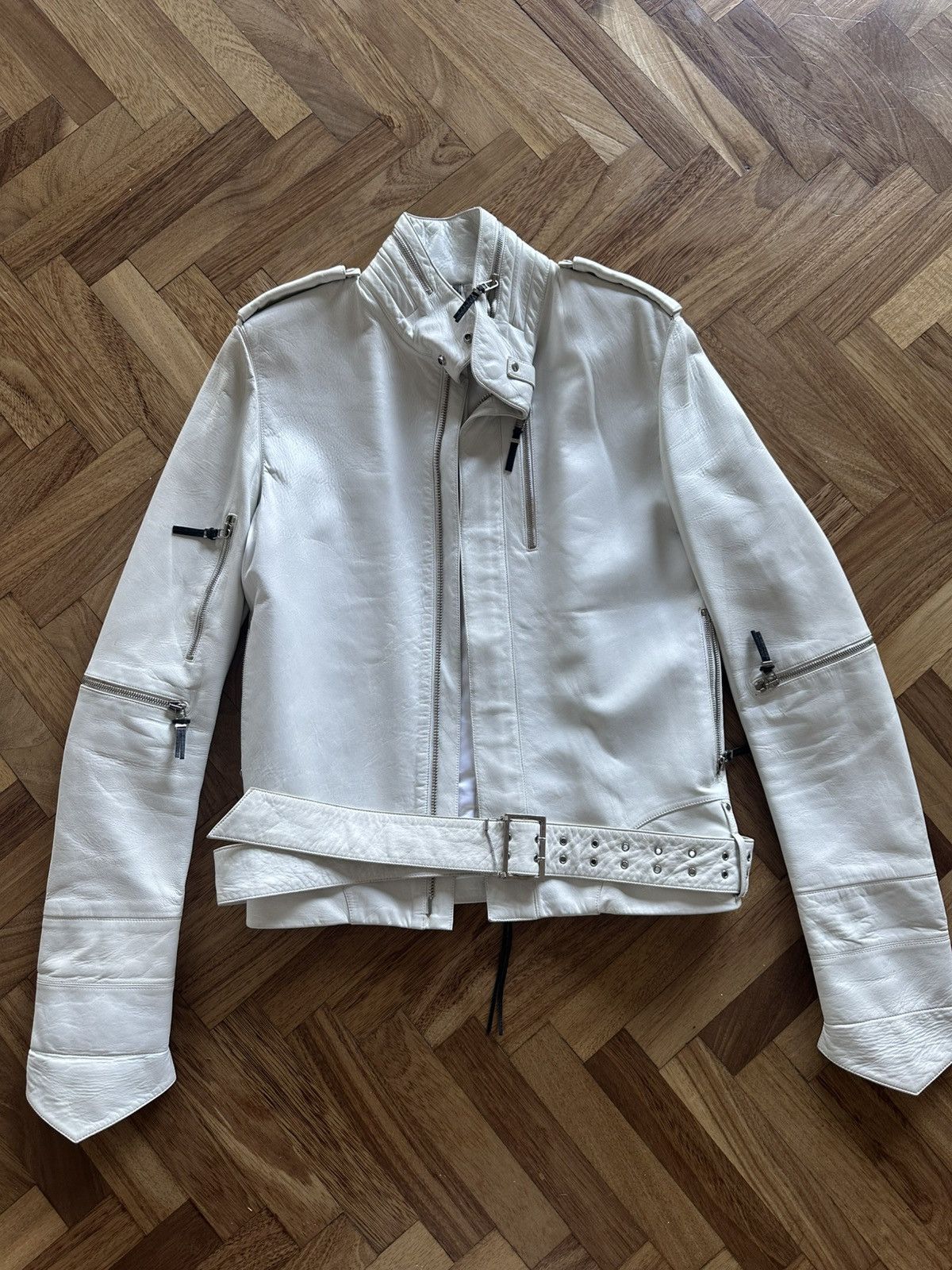 Dior Dior homme hedi slimane ss 03 “follow me” leather jacket Size US M / EU 48-50 / 2 - 2 Thumbnail