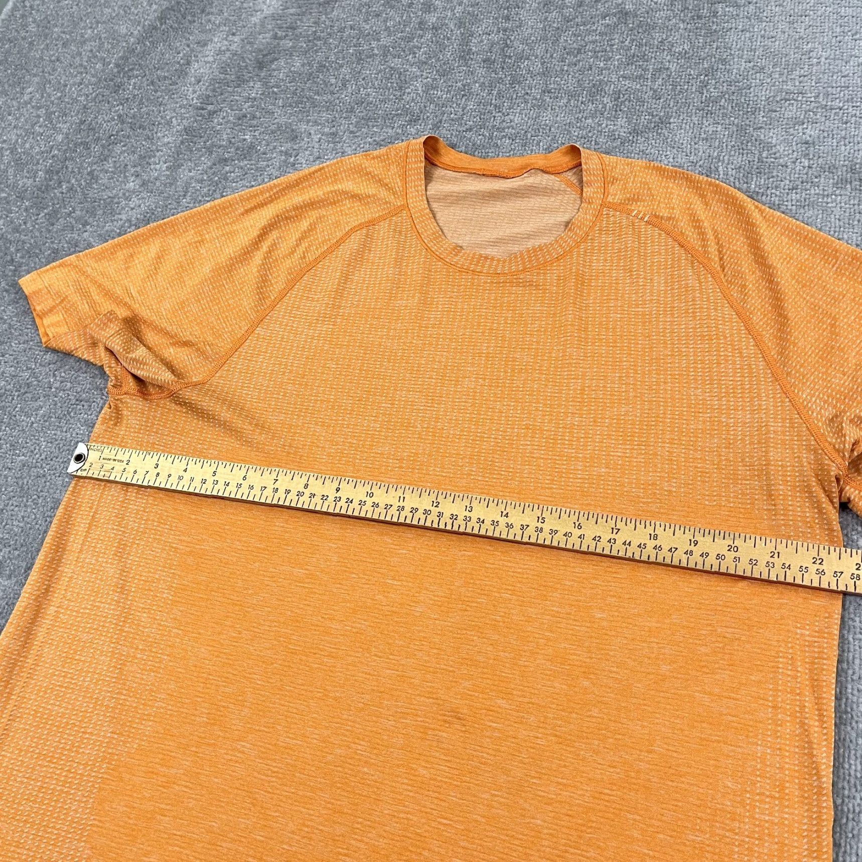 Lululemon Lululemon Metal Vent Tech Shirt Mens XL Orange Active Workout Running Gym Sport Shirts Size US XL / EU 56 / 4 - 6 Thumbnail