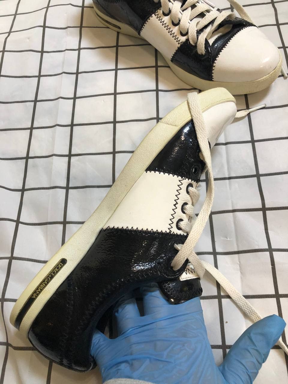Dolce & Gabbana Dolce Gabbana Womens Low Top Sneakers Size US 5 / EU 37 - 7 Thumbnail
