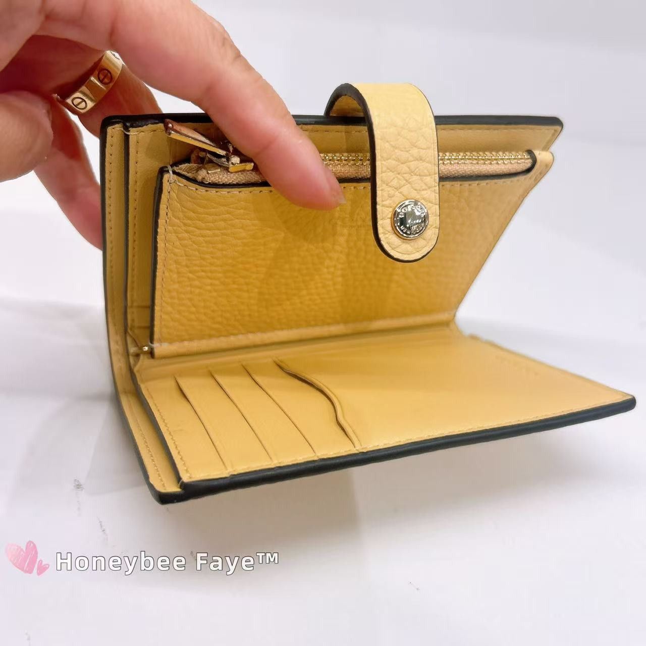 Coach 2 In 1 Wallet CCL70 Soft Yellow Size ONE SIZE - 4 Thumbnail