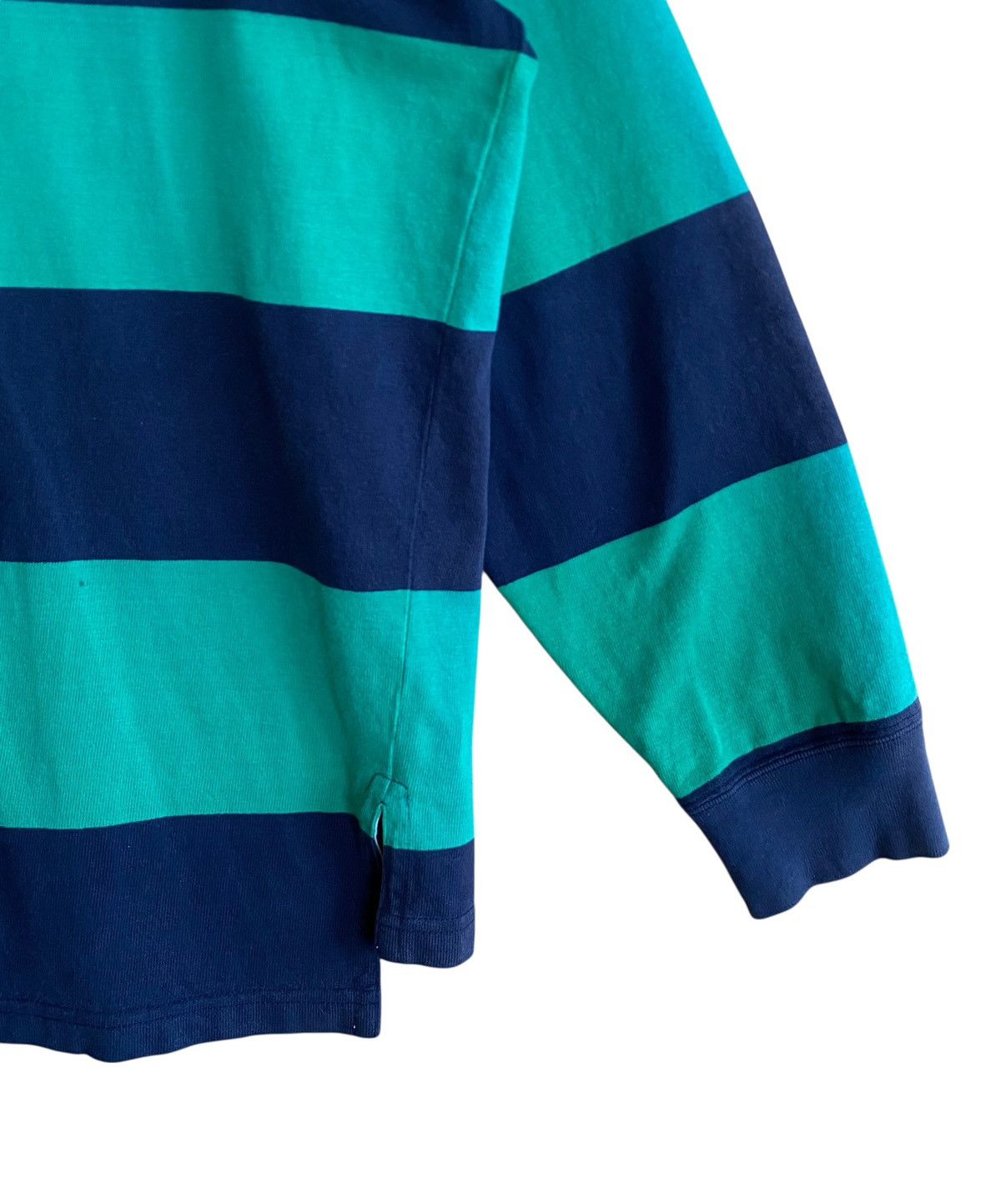 Polo Ralph Lauren Very Rare Vintage Polo Ralph Lauren Stripe Rugby Shirt 1990s Size US XL / EU 56 / 4 - 7 Thumbnail