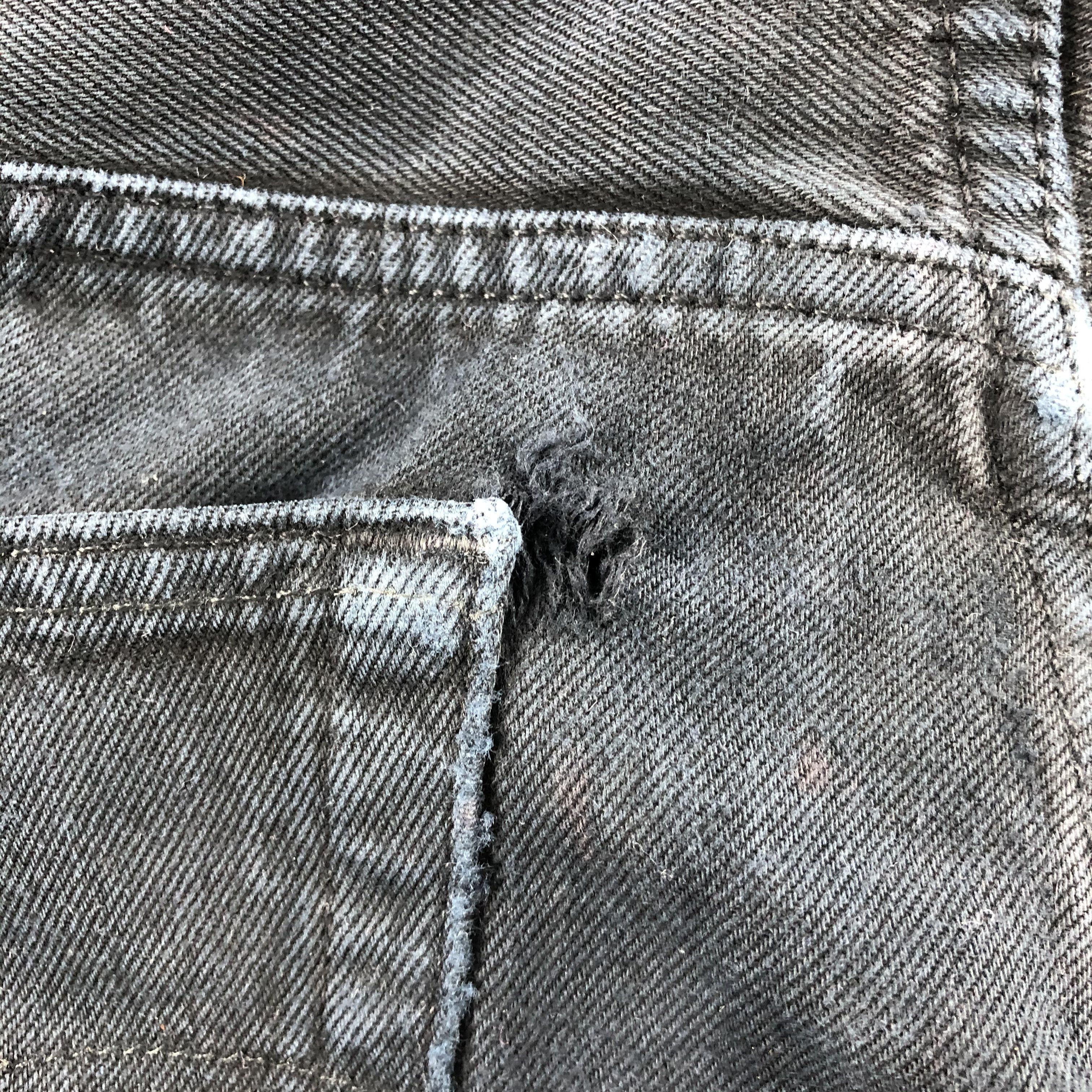 Levi's 90s Vintage Ripped Levis 501 Earth Tone Jeans-J1646 Size US 37 - 7 Thumbnail