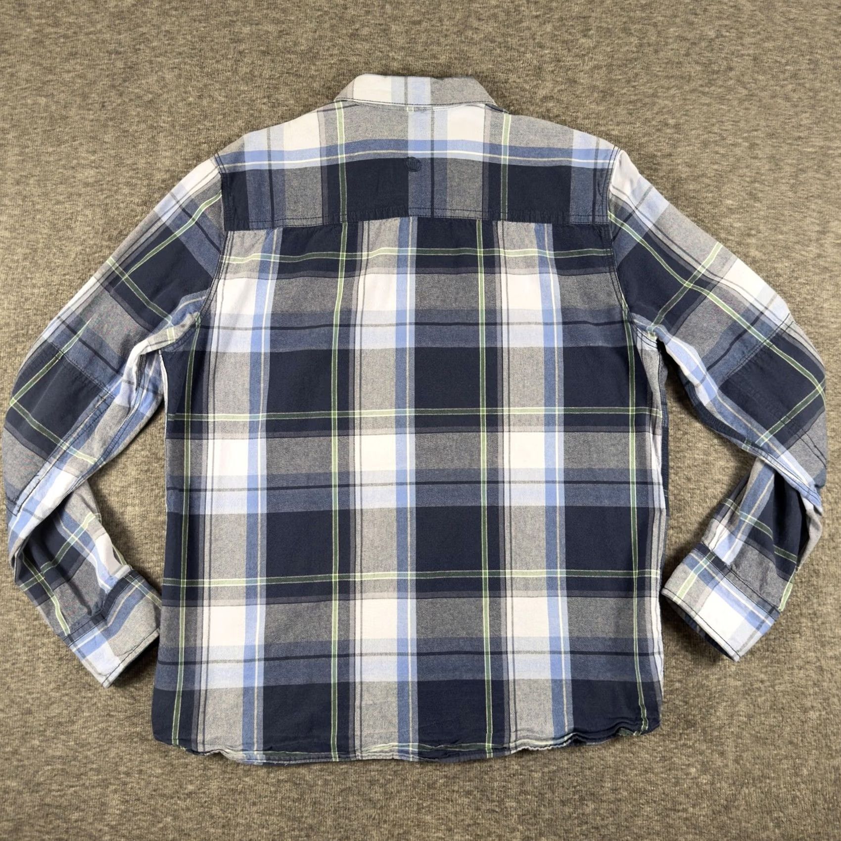 FatFace Fat Face Shirt Mens L Blue Plaid Long Sleeve Cotton Button Casual Pocket Size US L / EU 52-54 / 3 - 7 Thumbnail