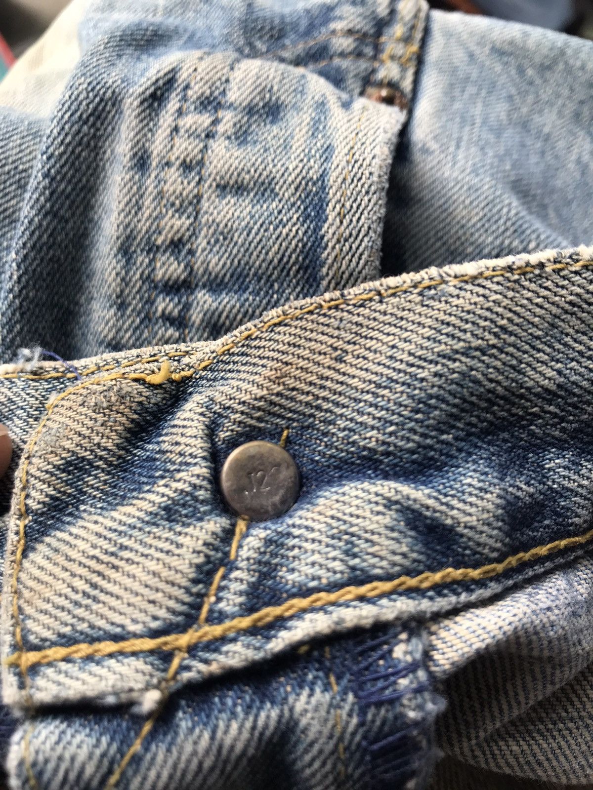 Levi's Vintage levis jeans distressed selvage Levi’s 702 3383 Size US 31 - 14 Thumbnail