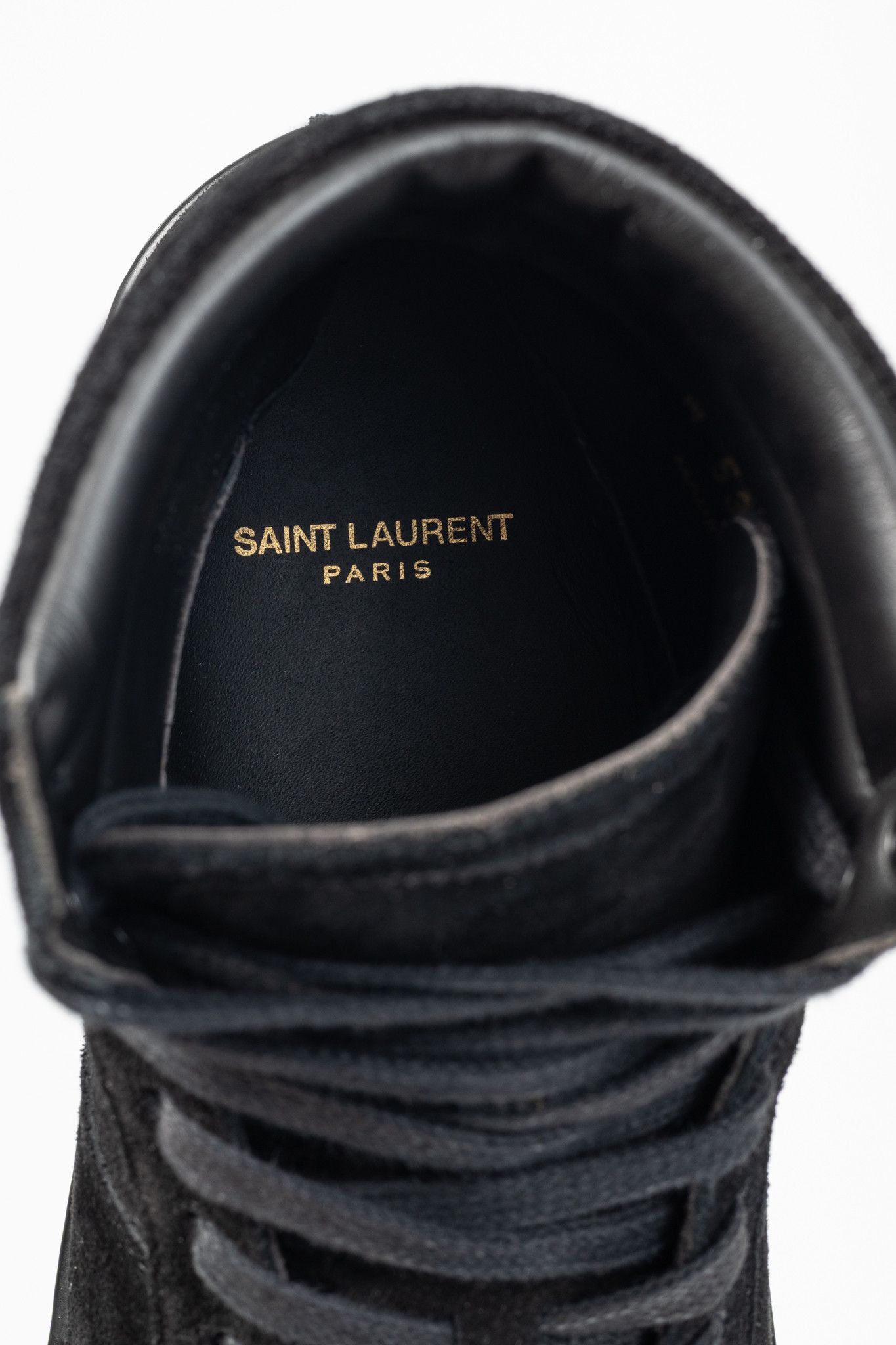 Saint Laurent Paris Saint Laurent SL/10H Suede Court Classic High-Top Sneakers Size US 10 / EU 43 - 11 Thumbnail