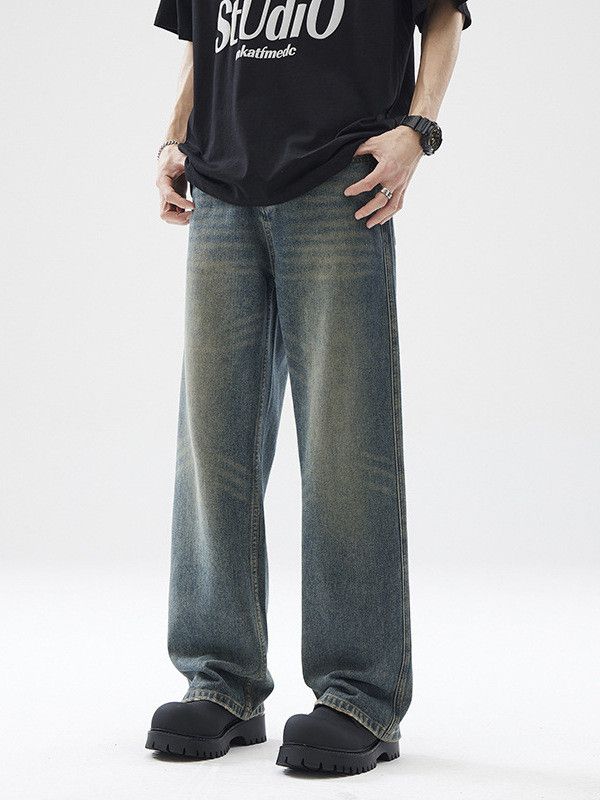 Japanese Brand Men's American Cleanfit Retro Loose Flare Jeans Size US 32 / EU 48 - 2 Thumbnail