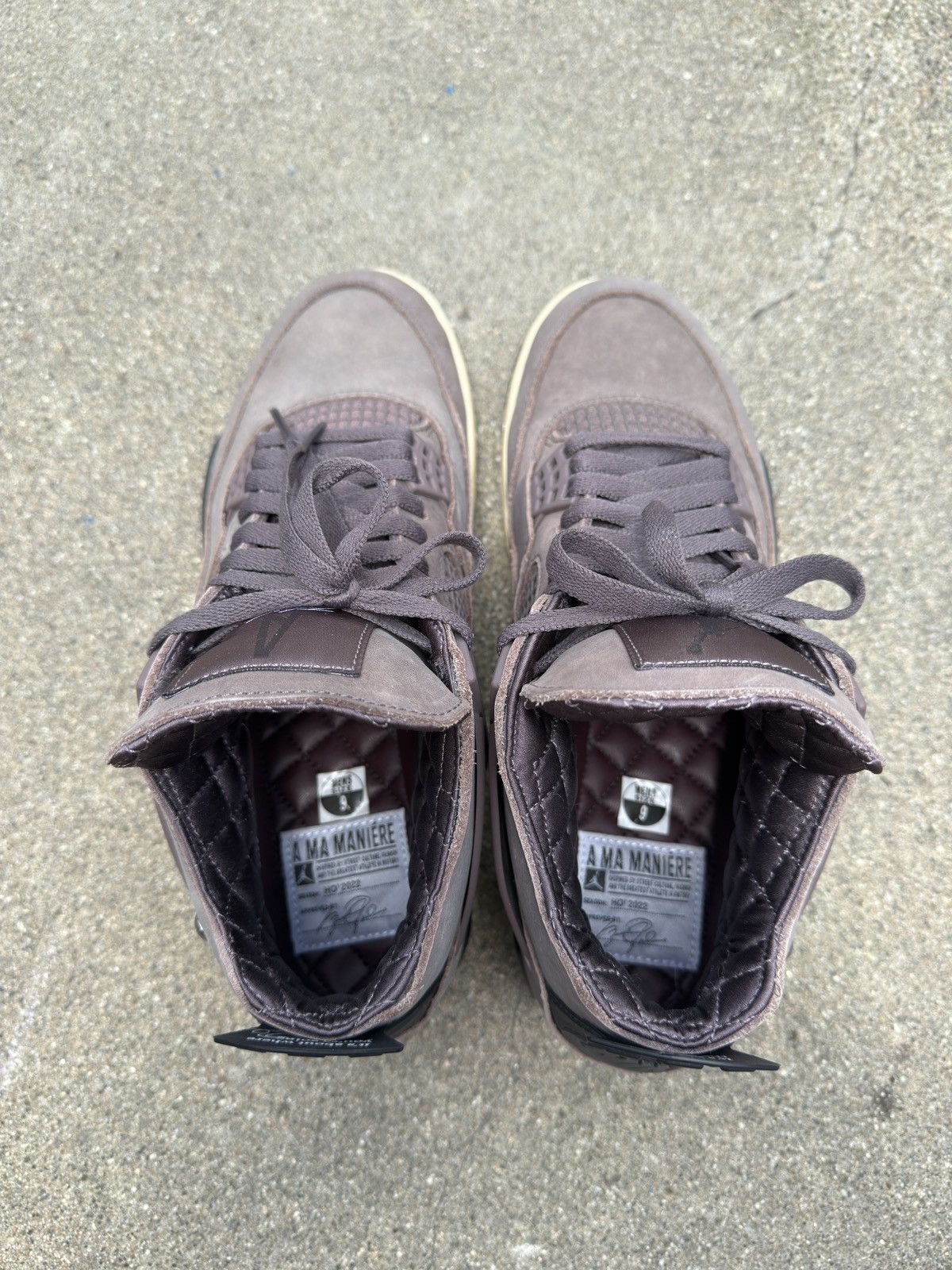 A Ma Maniere × Nike Nike Air Jordan 4 Retro A ma Maniere Mid Violet Ore Size US 9 / EU 42 - 3 Thumbnail
