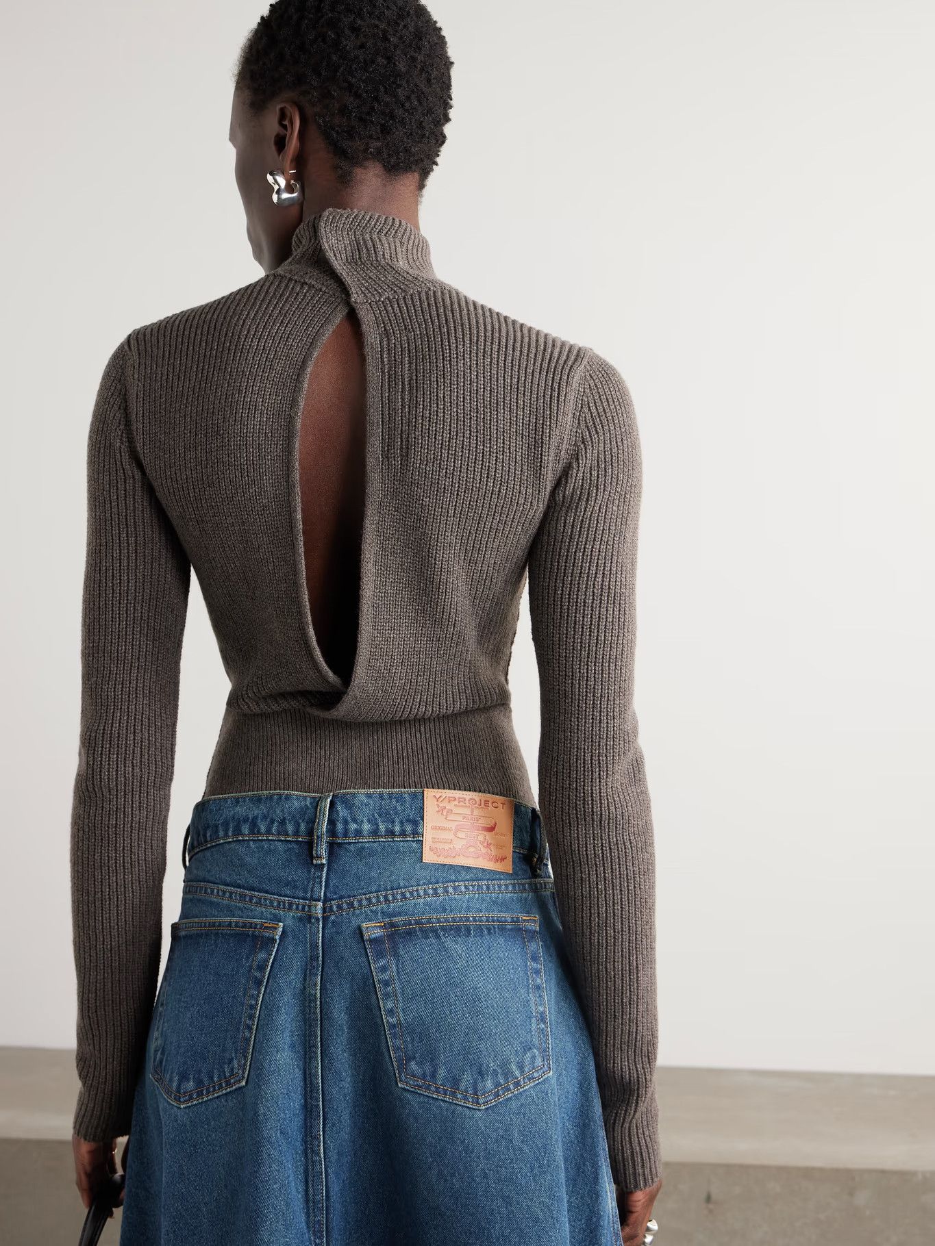 Rick Owens o1y0126 Bodysuit in Taupe Size M / US 6-8 / IT 42-44 - 3 Thumbnail