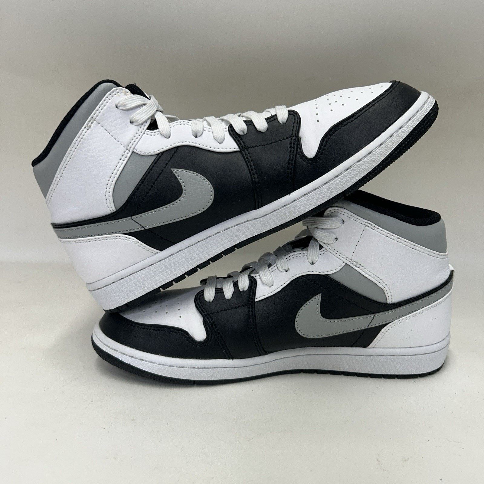 Nike Nike Air Jordan 1 Mid “White Shadow/Black Grey White" Size US 11.5 / EU 44-45 - 3 Thumbnail