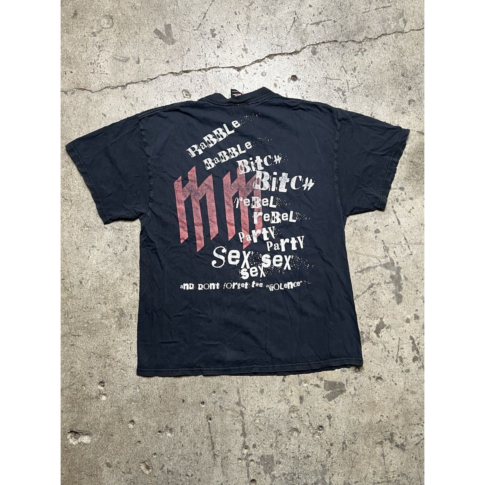 Giant Vintage Authentic Marilyn Manson Golden Age Of Grotesque Size US M / EU 48-50 / 2 - 2 Thumbnail