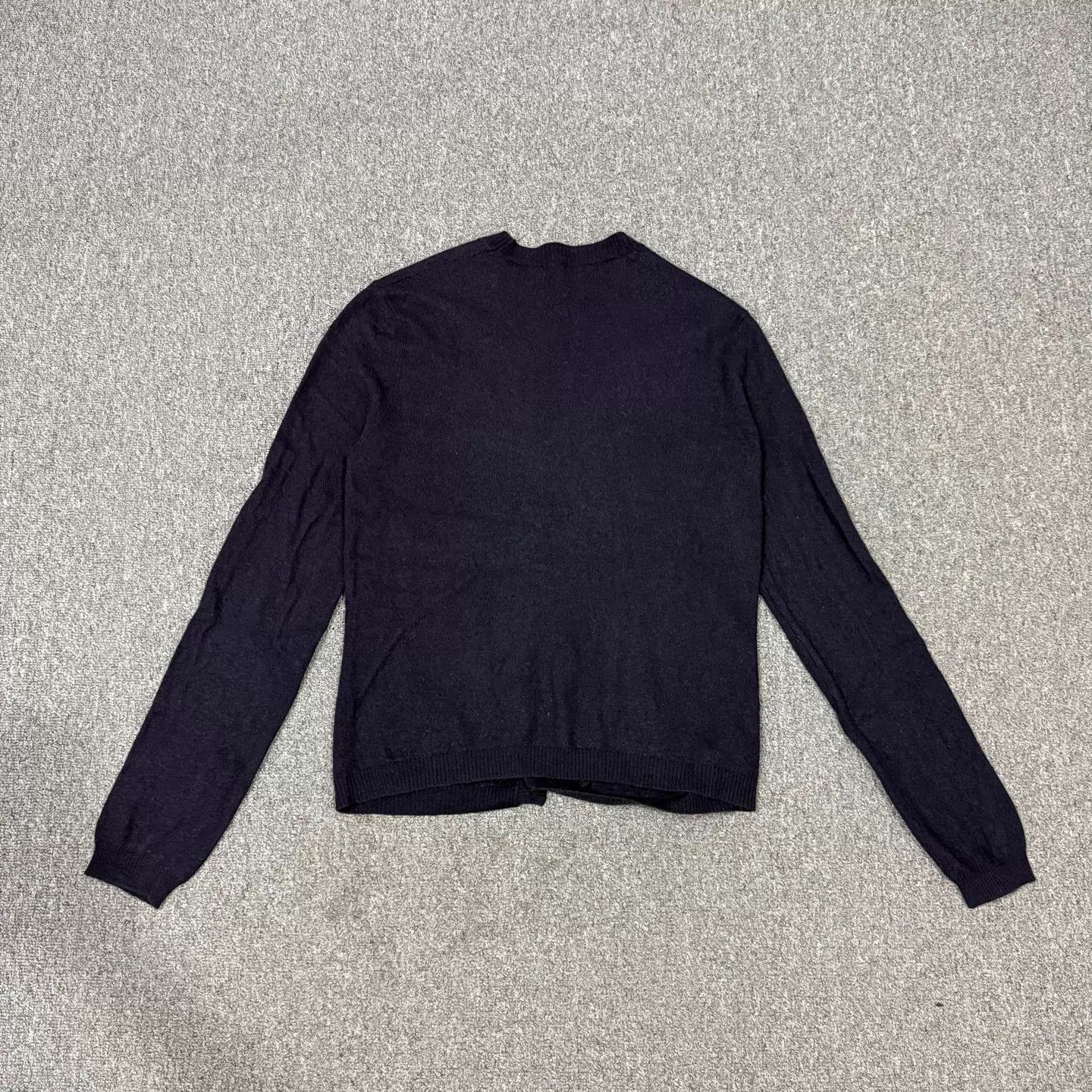 Gucci Gucci Embroidered Logo Knit Cardigan M 95 New No Collar Tag Size M / US 6-8 / IT 42-44 - 2 Thumbnail