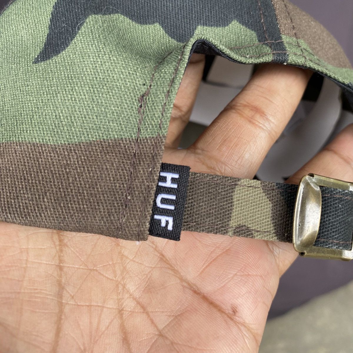 Huf HUF fuck it woodland camo cap Size ONE SIZE - 5 Thumbnail