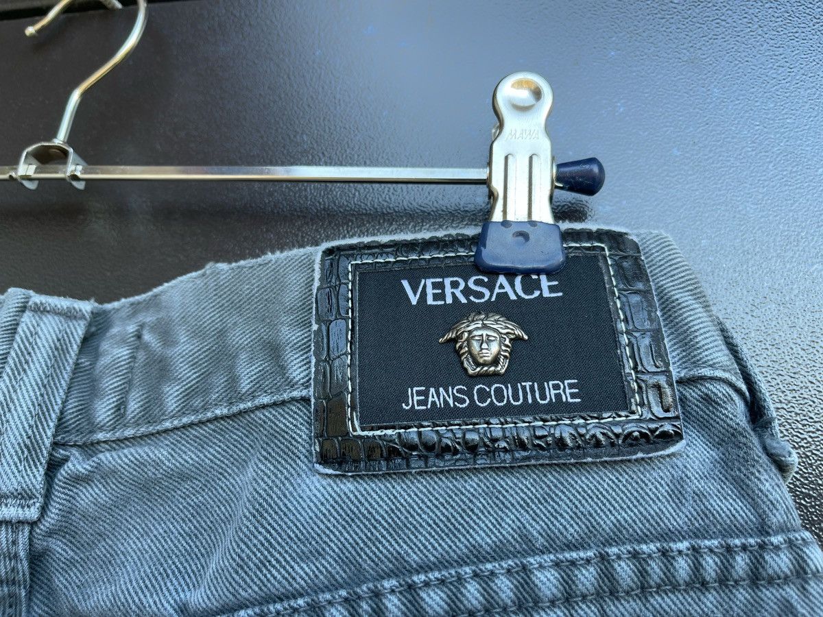 Versace Jeans Couture Vintage Versace Jeans Couture Gray Denim Jeans – IT 46 / W32 Size US 31 - 4 Thumbnail