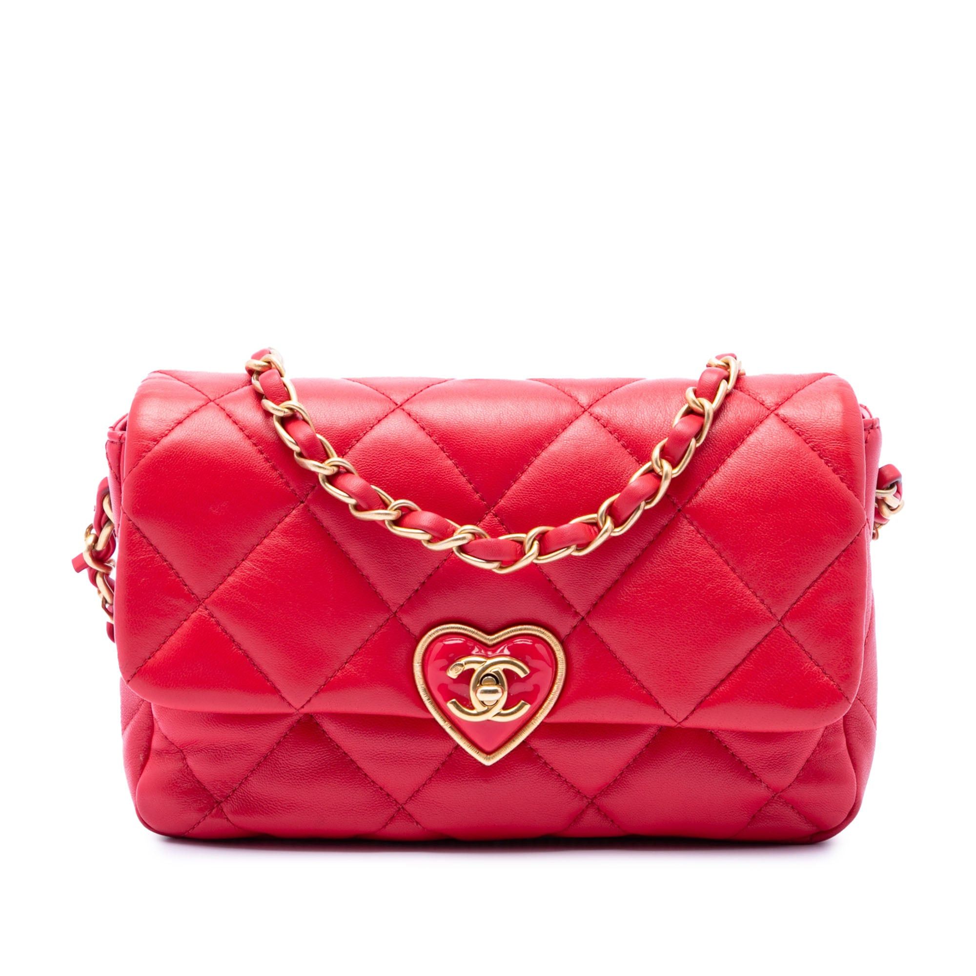 Chanel Small Quilted Lambskin Coco Love Flap Size ONE SIZE - 1 Thumbnail